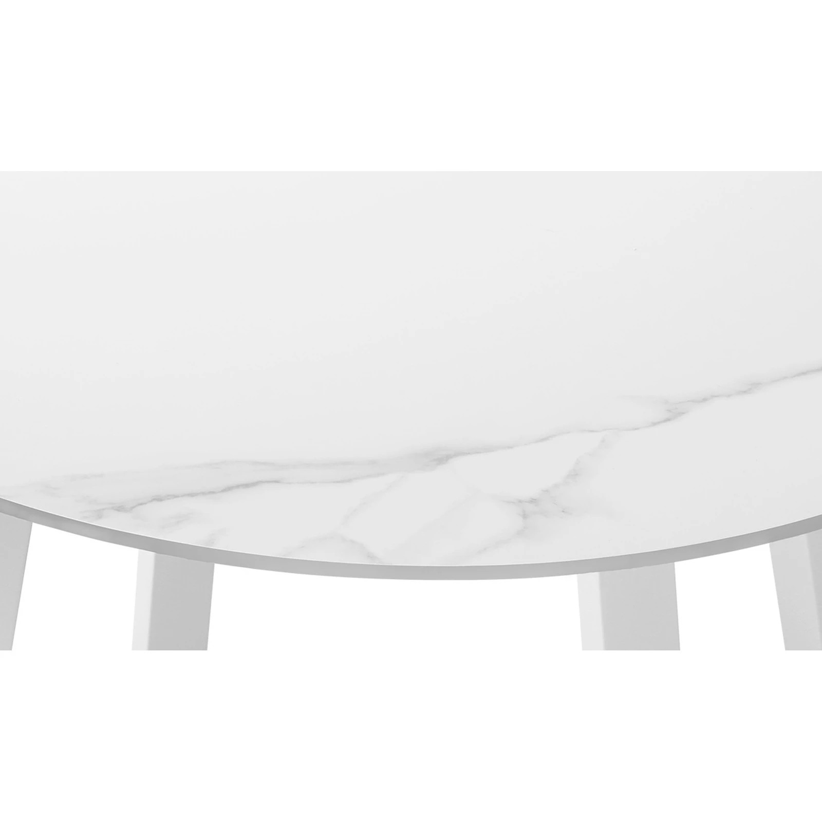 6 Livsip Outdoor Dining Setting Patio Furniture Set 2 Seater Round Table Chair - White, 6 of 9