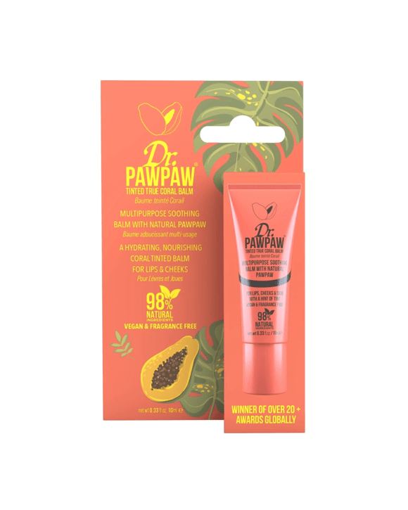 Dr. PAWPAW Tinted True Coral Lip Balm 10ml - Natural Pawpaw