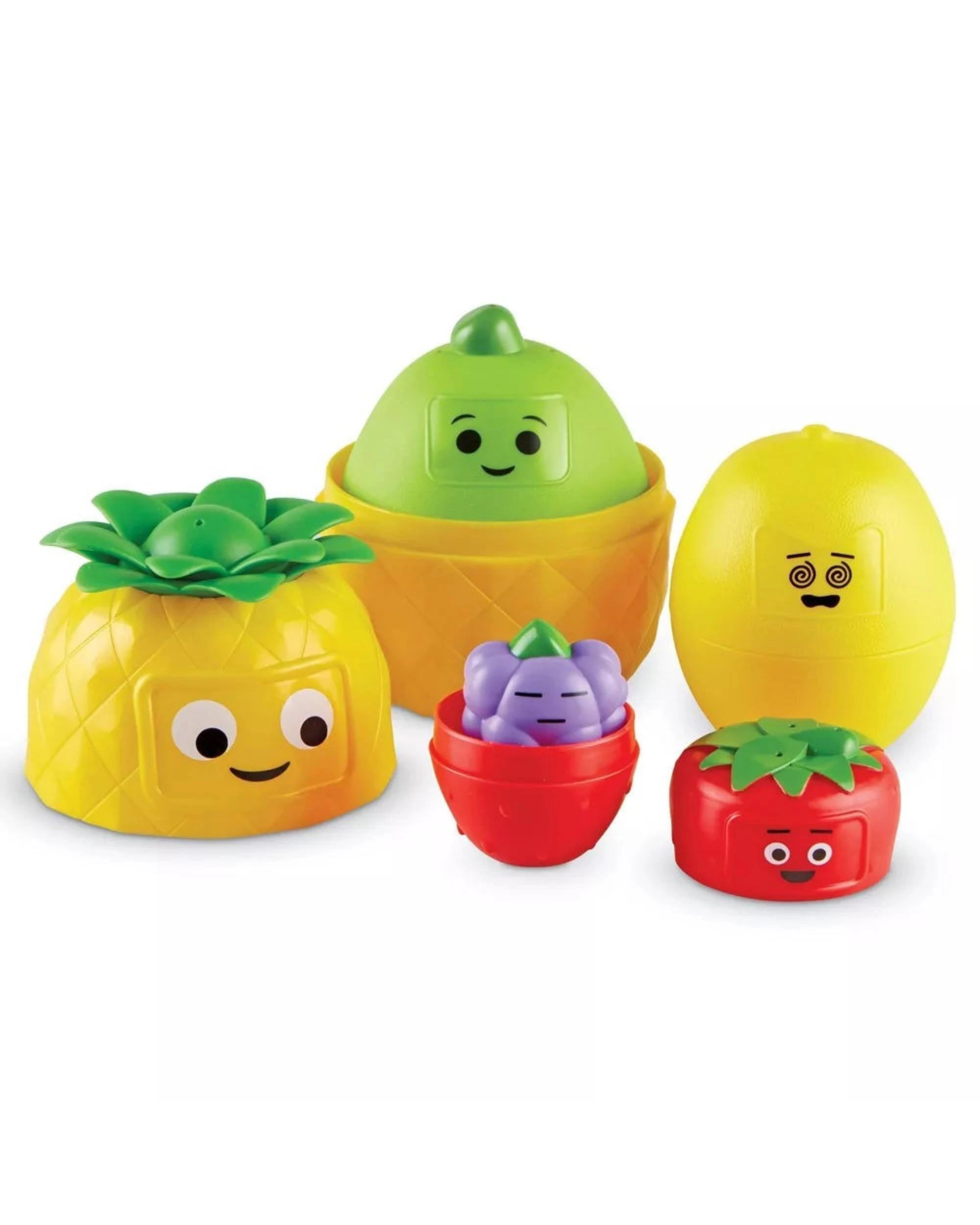 4 Learning Resources Big Feelings Nesting Fruit Friends Toy, 4 of 10