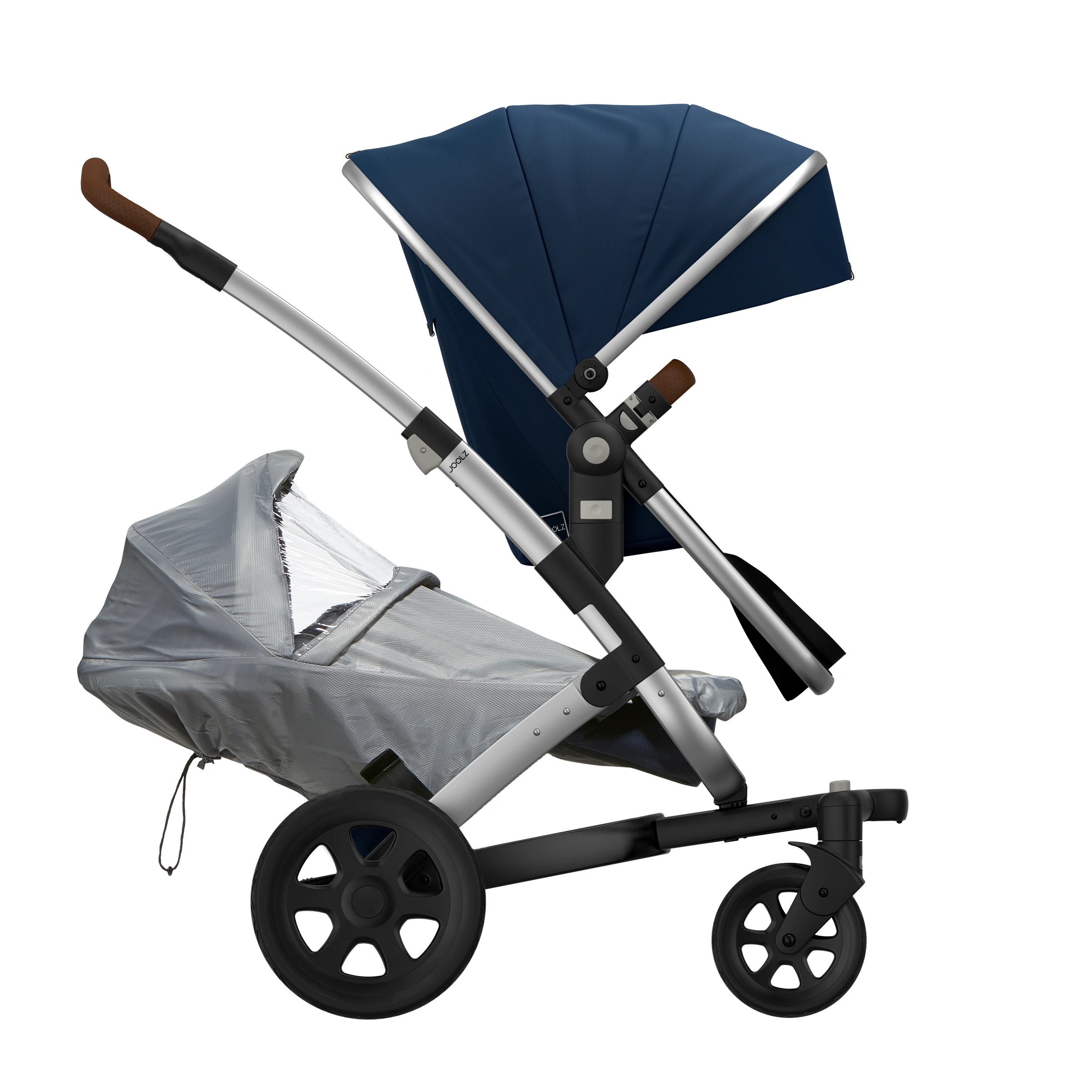 1 Joolz Geo² Stroller Lower Raincover - Grey, 1 of 1