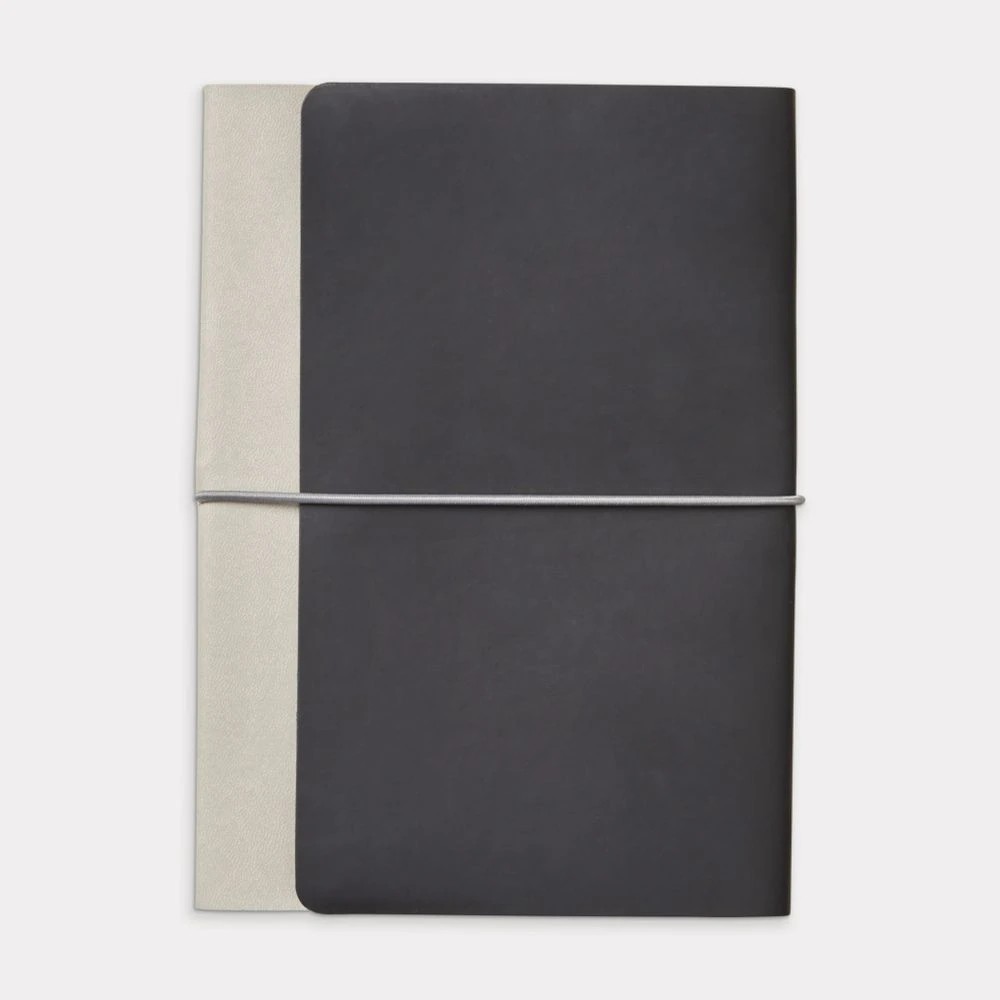 2 Otto A5 Notebook with File Pocket 192 Pages Tan, 2 of 5