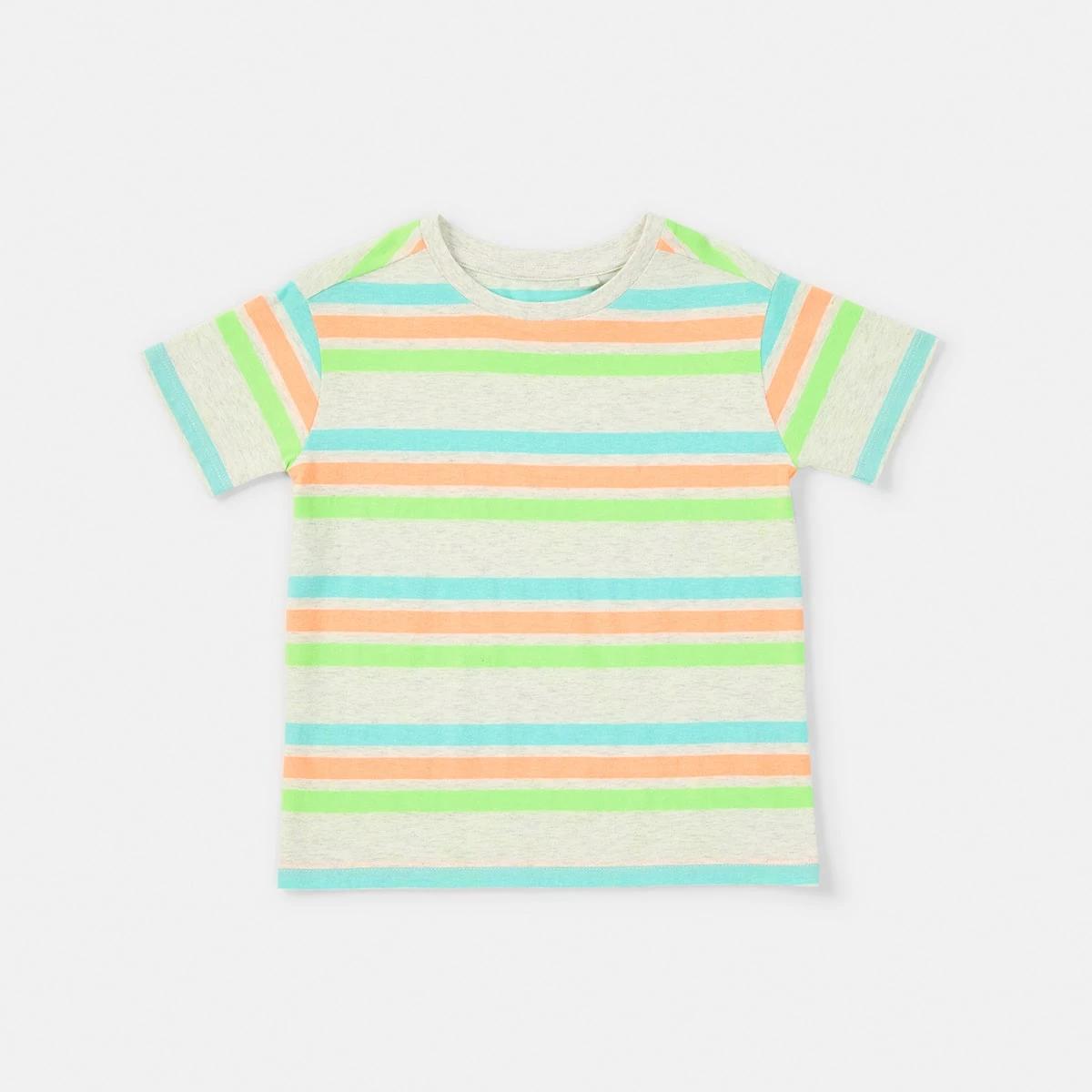 8 Stripe T-shirt Orng Multi, 8 of 9