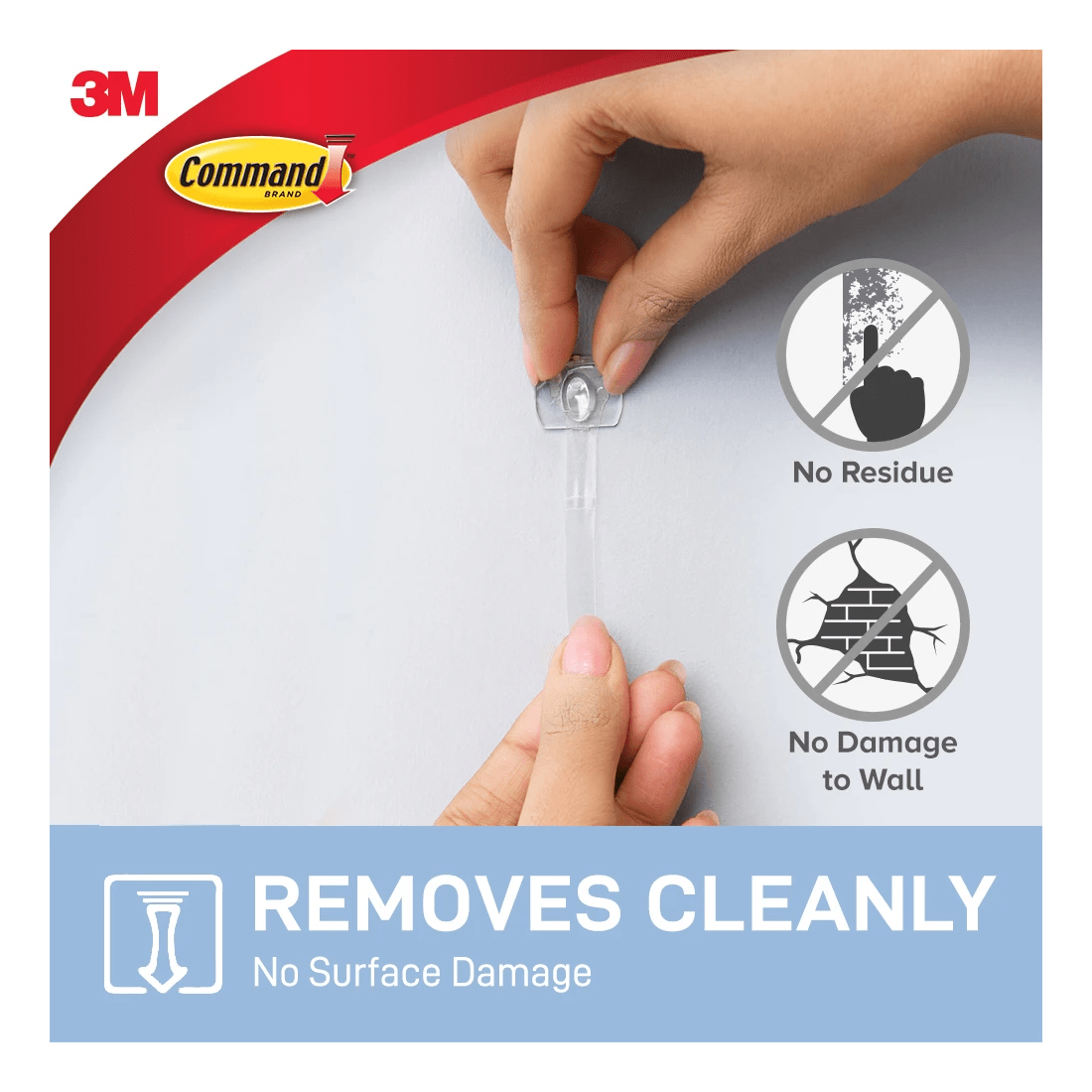 4 3M Command Decorating Clips - Clear, 4 of 6