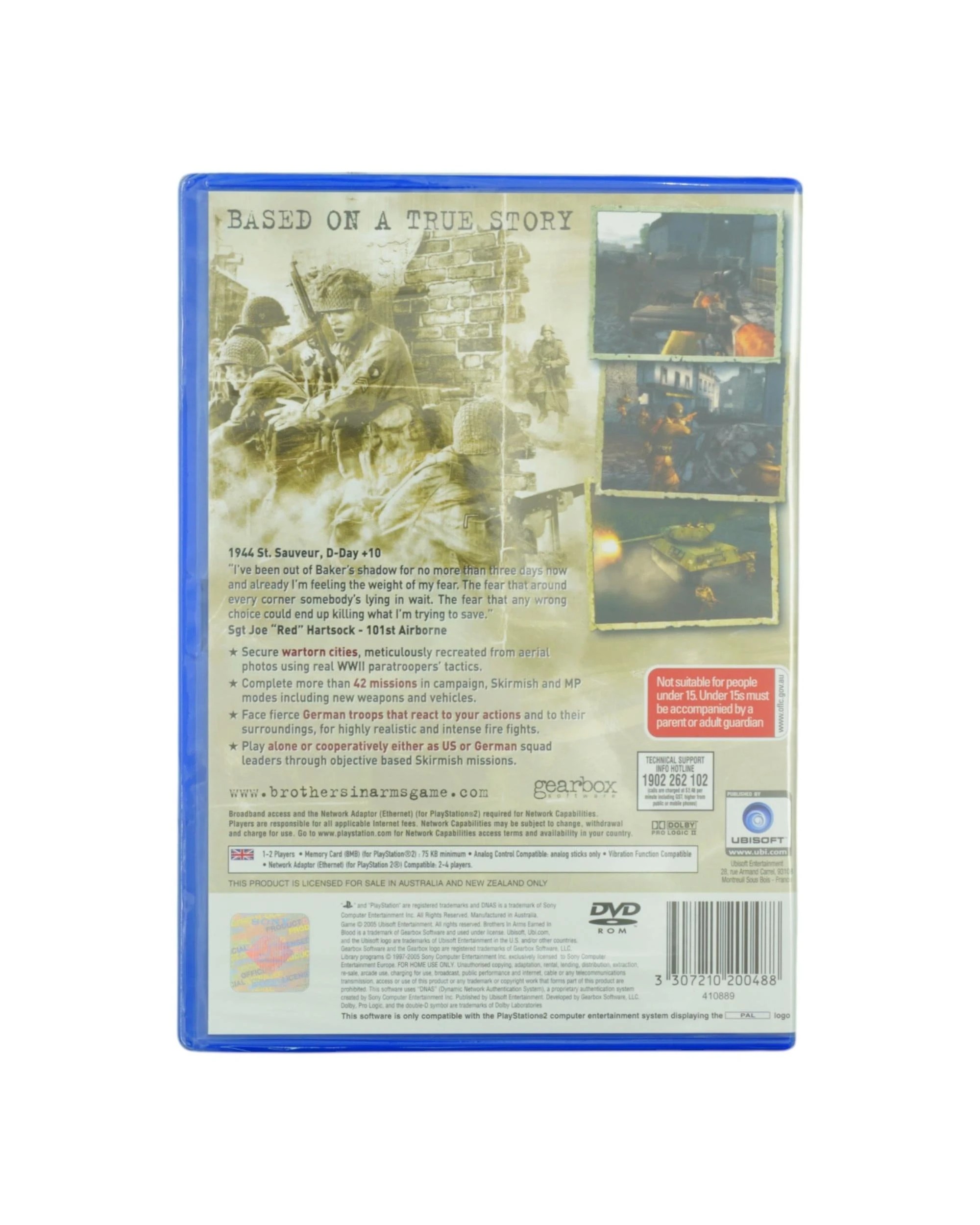 2 Brothers in Arms Earned in Blood - PS2, 2 of 6