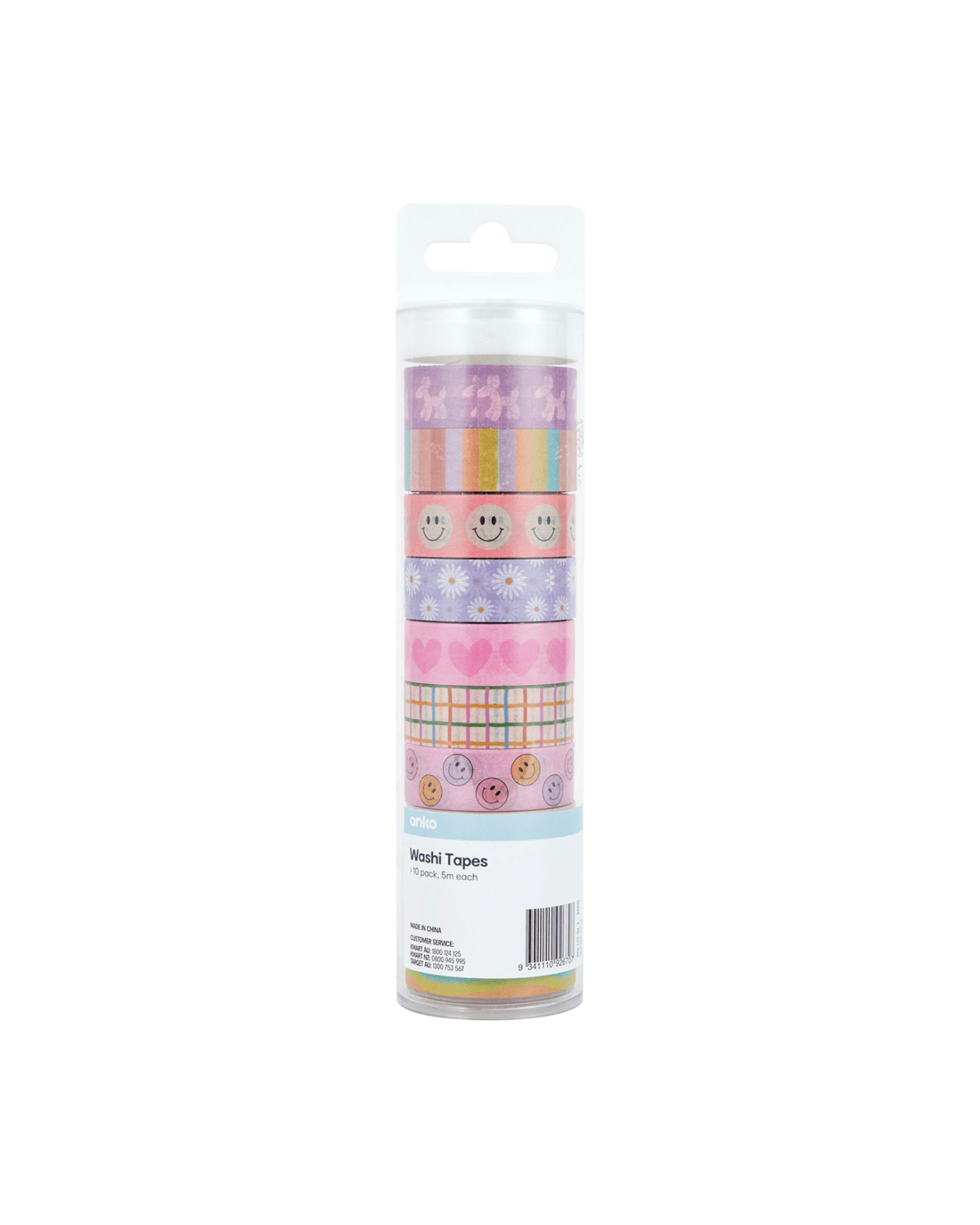 1 10 Pack Washi Tapes - Retro, 1 of 3