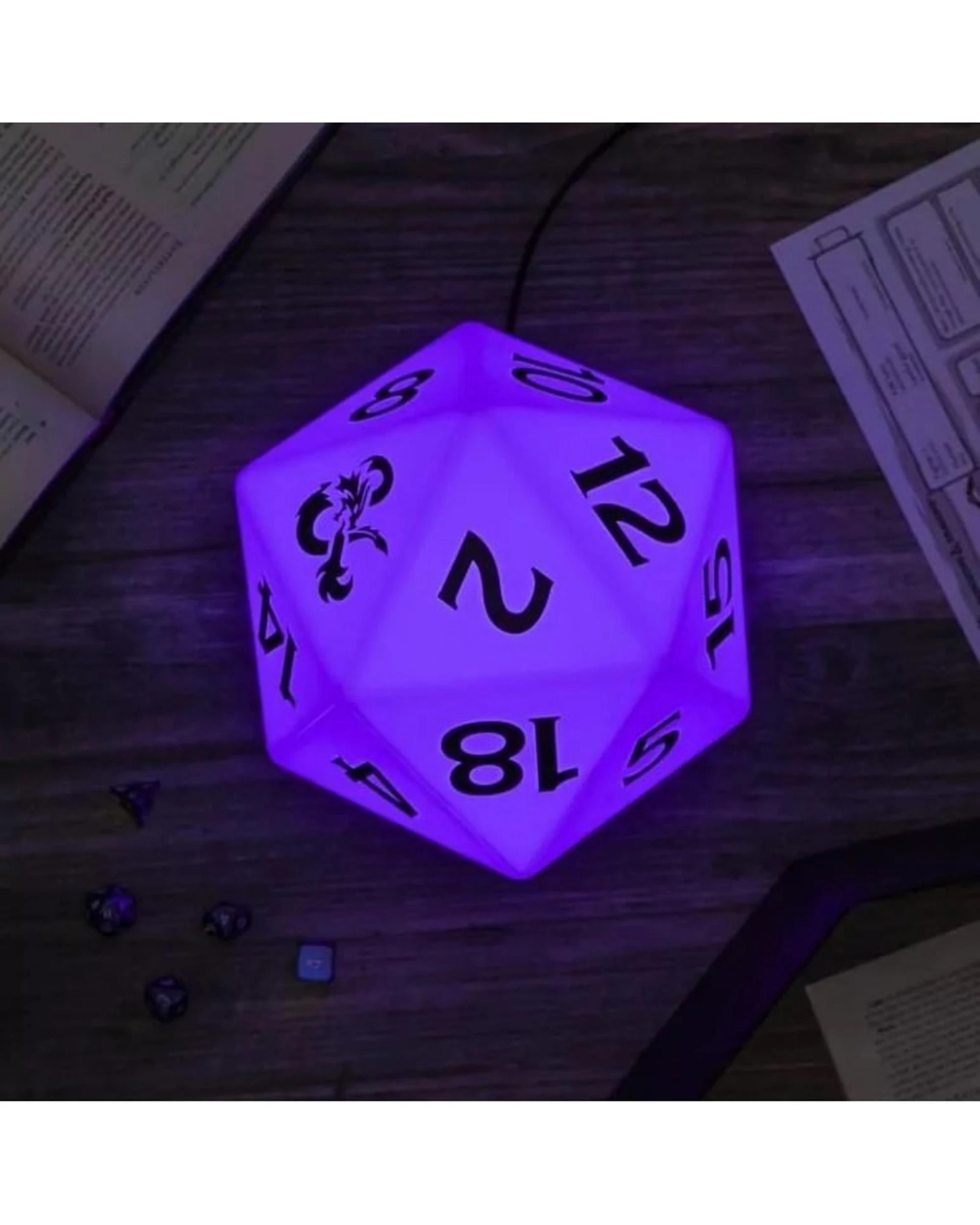 4 Paladone Dungeons and Dragons D20 Light, 4 of 8