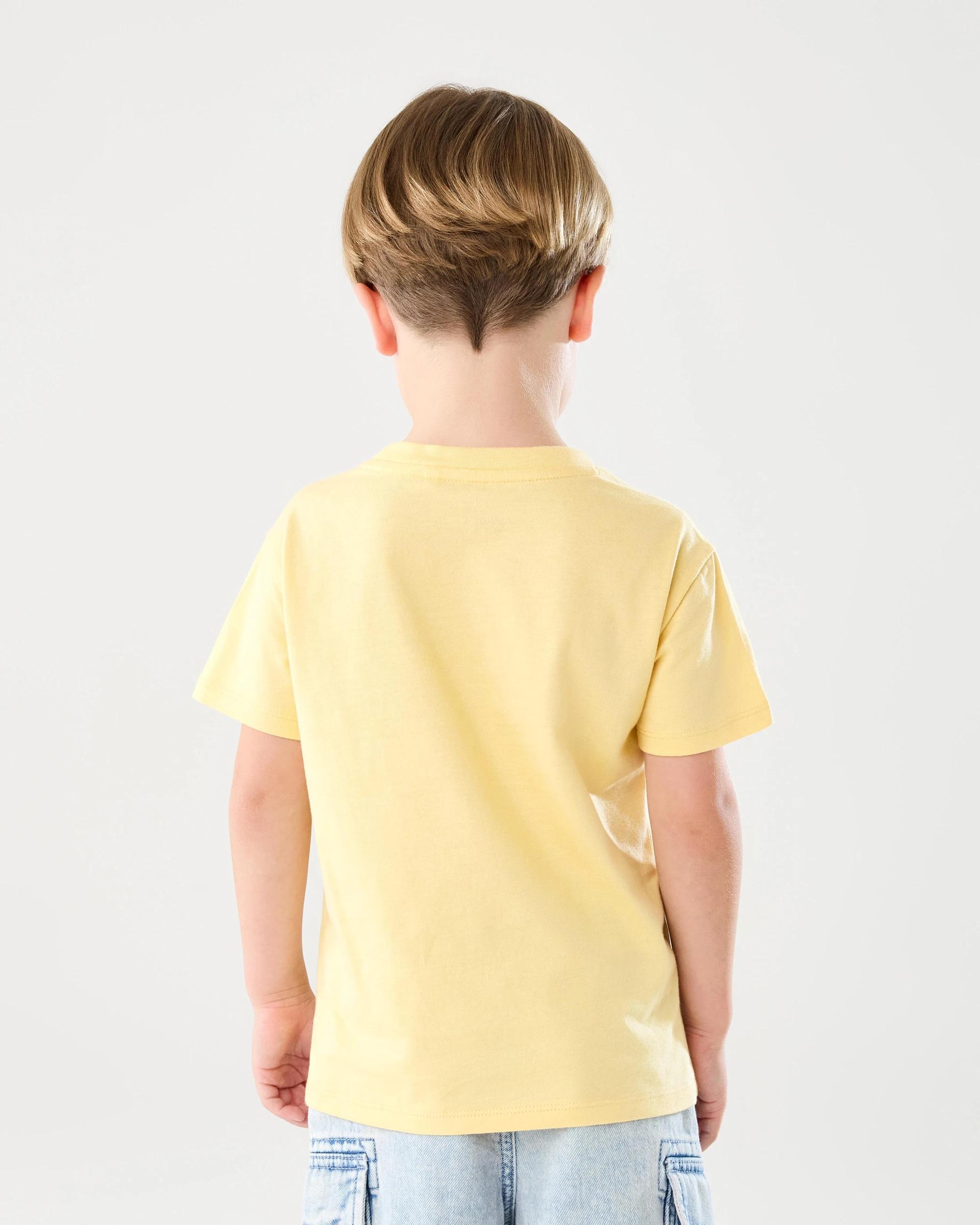 2 Chest Print T-shirt Ylw Dino, 2 of 10