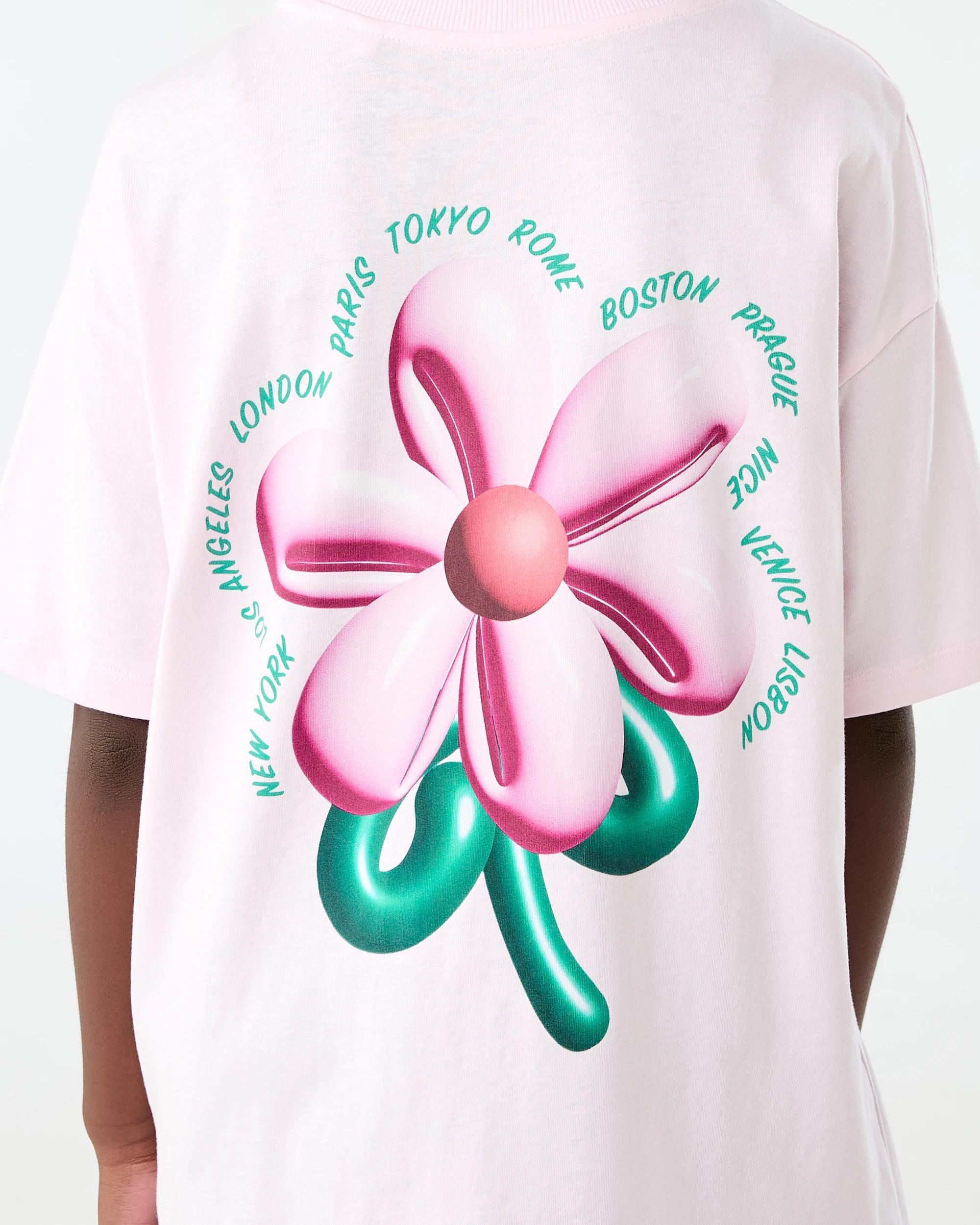 6 Oversized T-shirt Pnk Flower, 6 of 8