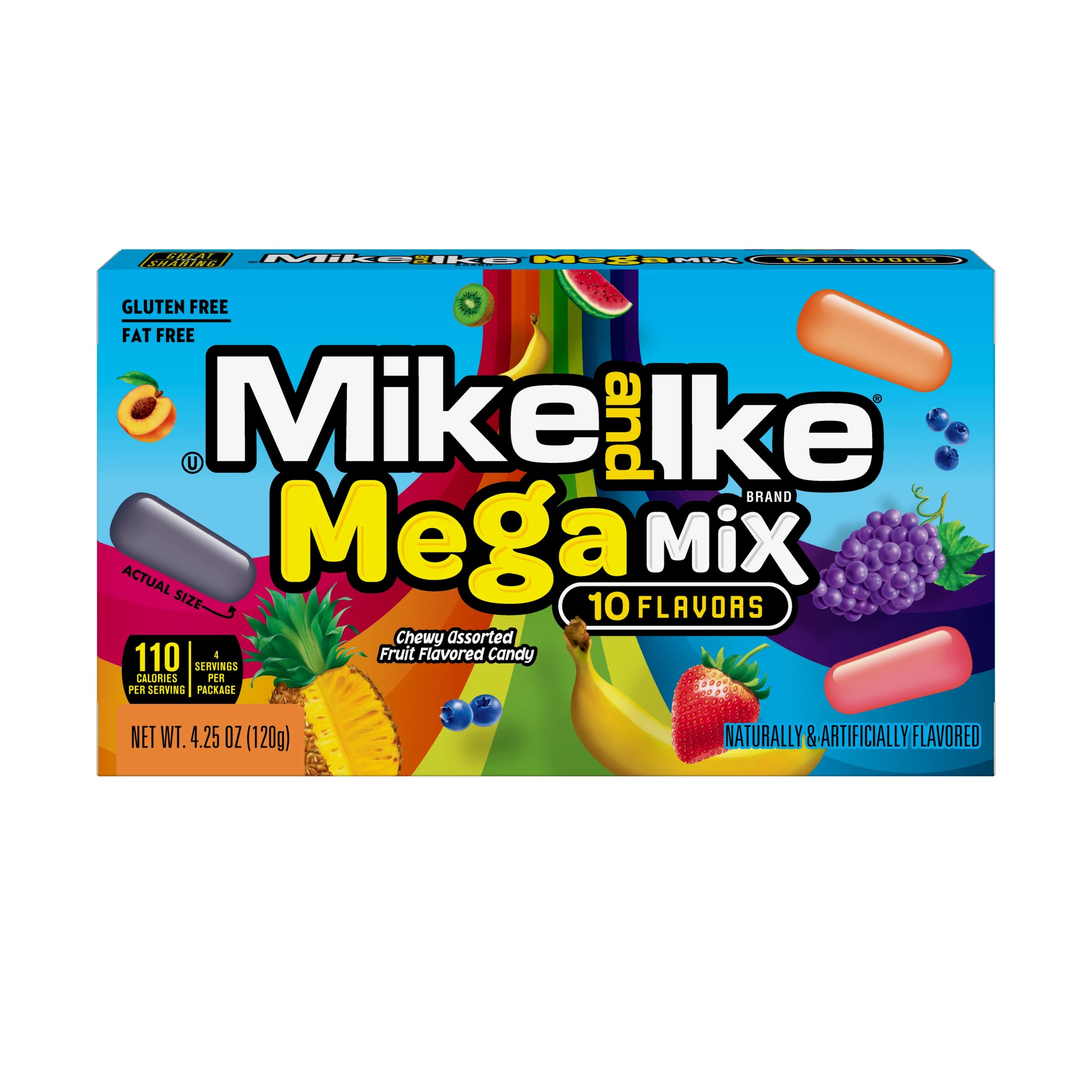 1 Mike & Ike Mega Mix 120g, 1 of 1