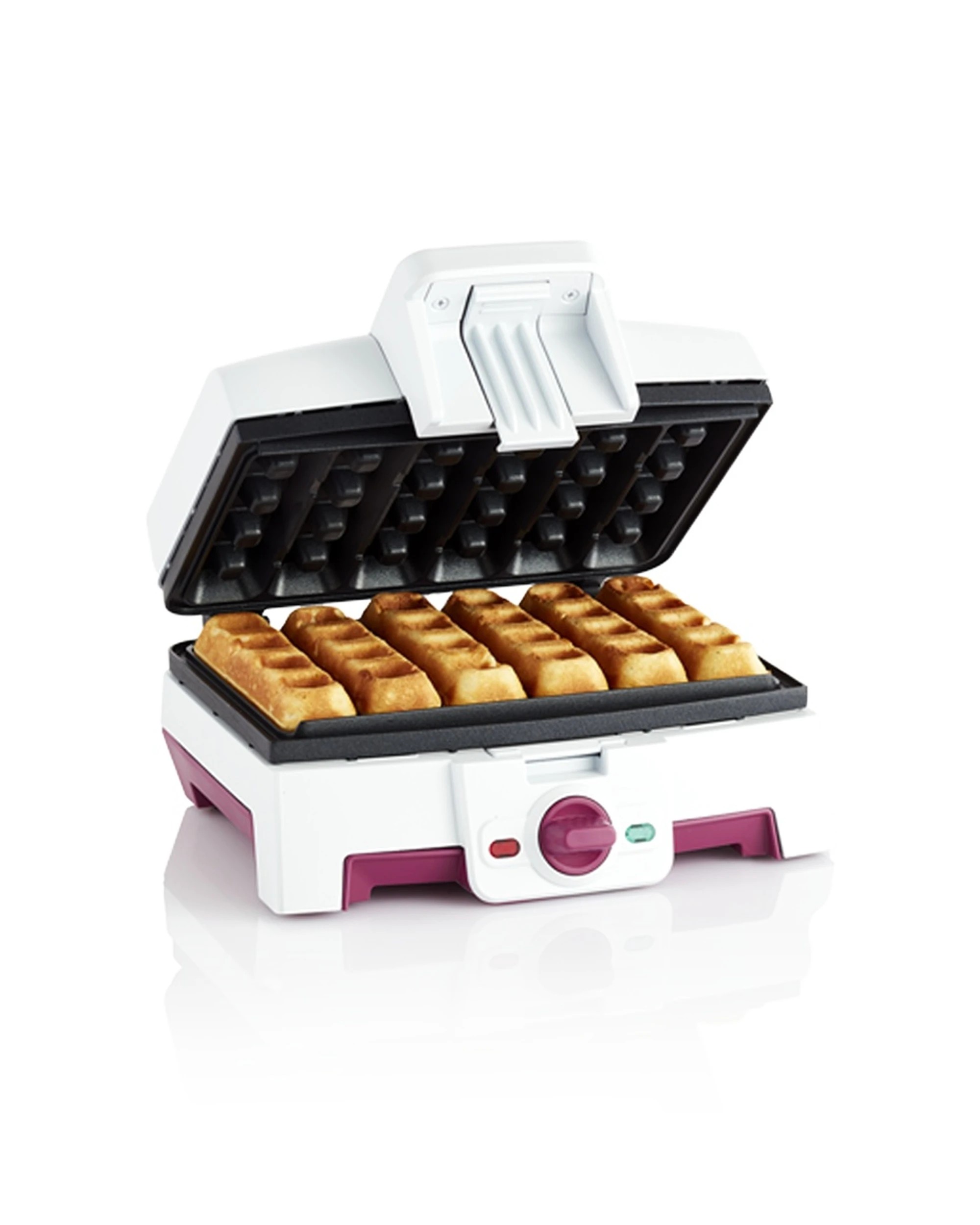1 Cuisinart Non Stick Electric Waffle Maker Dipper 240V - White, 1 of 8