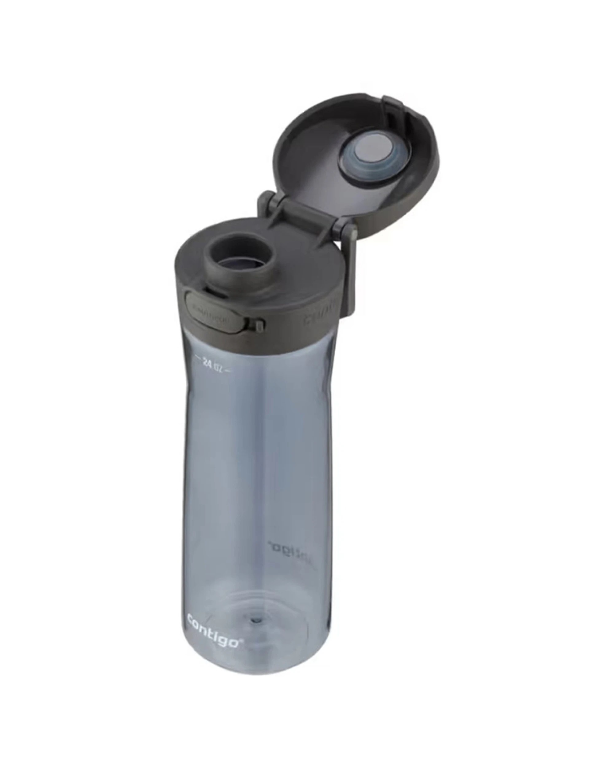 2 Contigo Jackson Autopop Water Drink Bottle Leakproof Integrated 709ml - Grey, 2 of 5