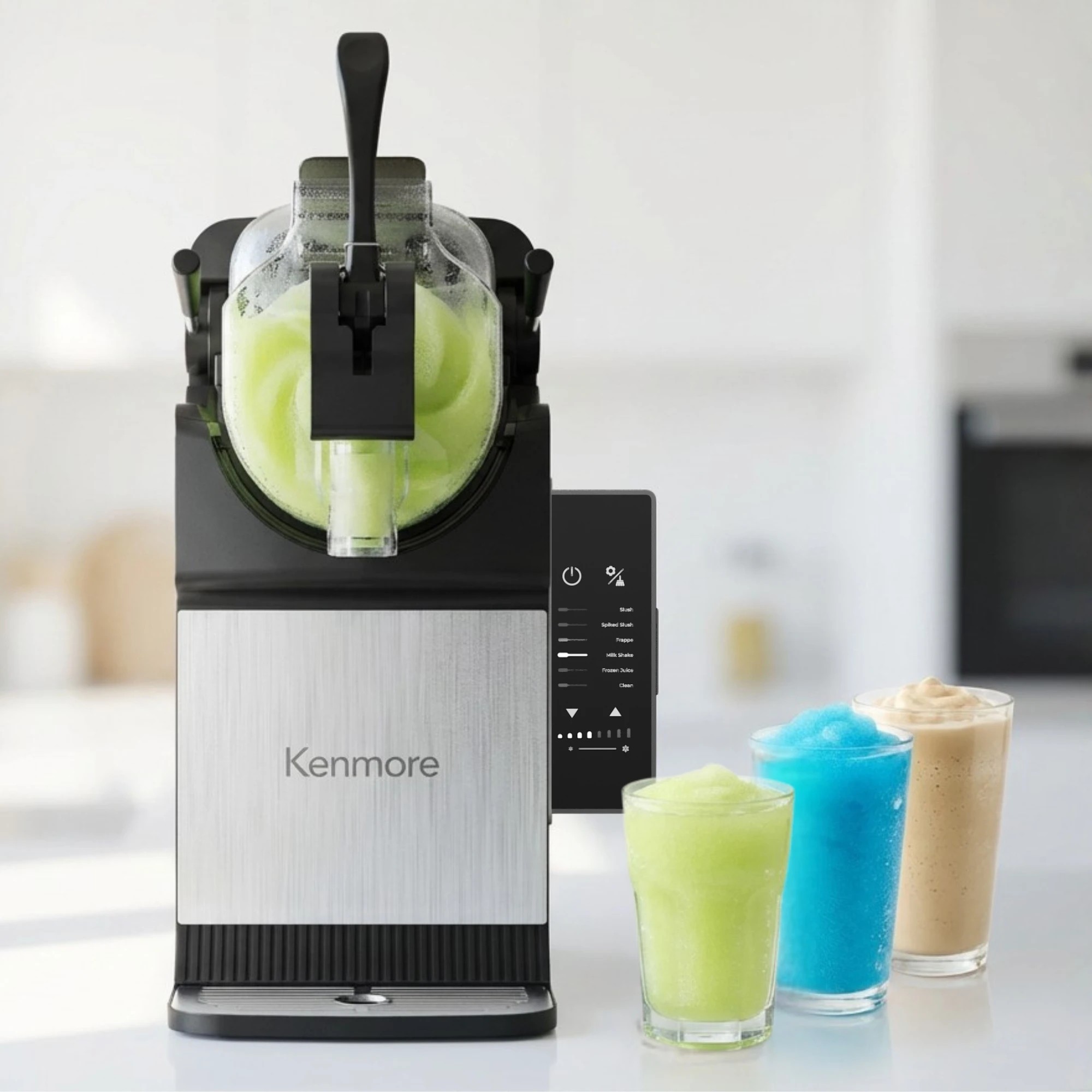 8 Kenmore 2.1 L Slushie and Frozen Drink Machine - Silver, 8 of 10