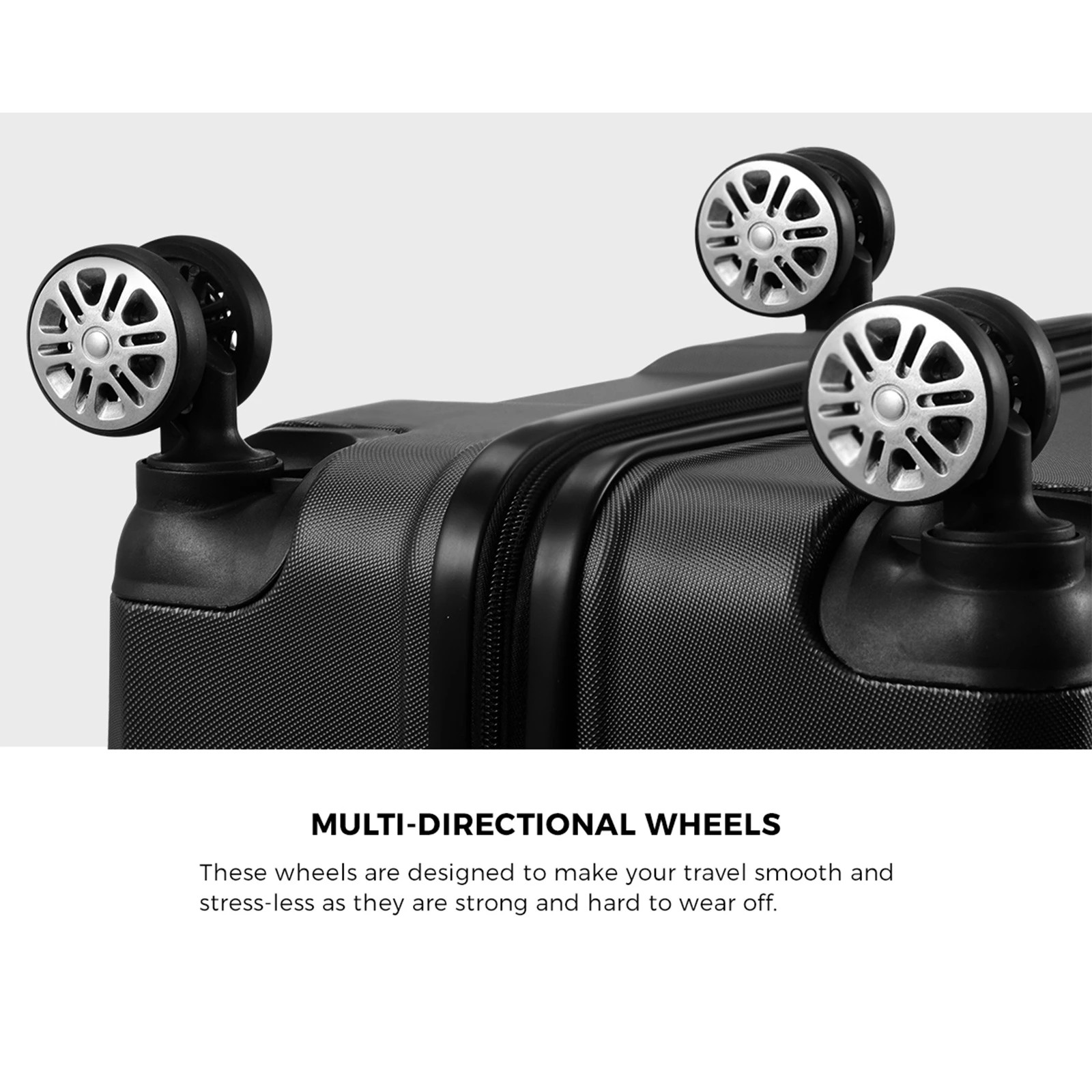 6 Mazam 28" Luggage Suitcase Travel TSA Lock Storage Hard Shell Case - Black, 6 of 9