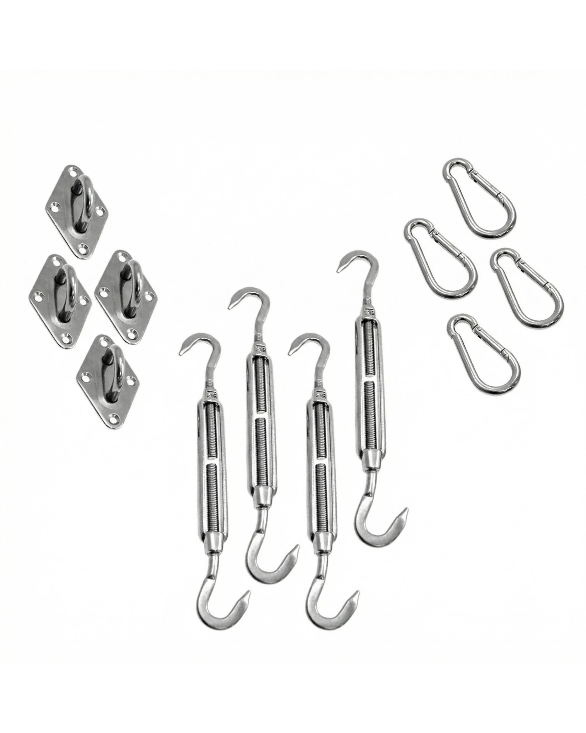 6 Wallaroo 9 x 9M Outdoor Sun Shade Sail Canopy Square - Grey, 6 of 6