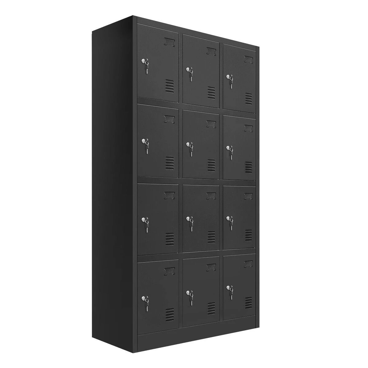5 Ausway 12 Doors Steel Locker Storage Cabinet Gym Office School, 5 of 5
