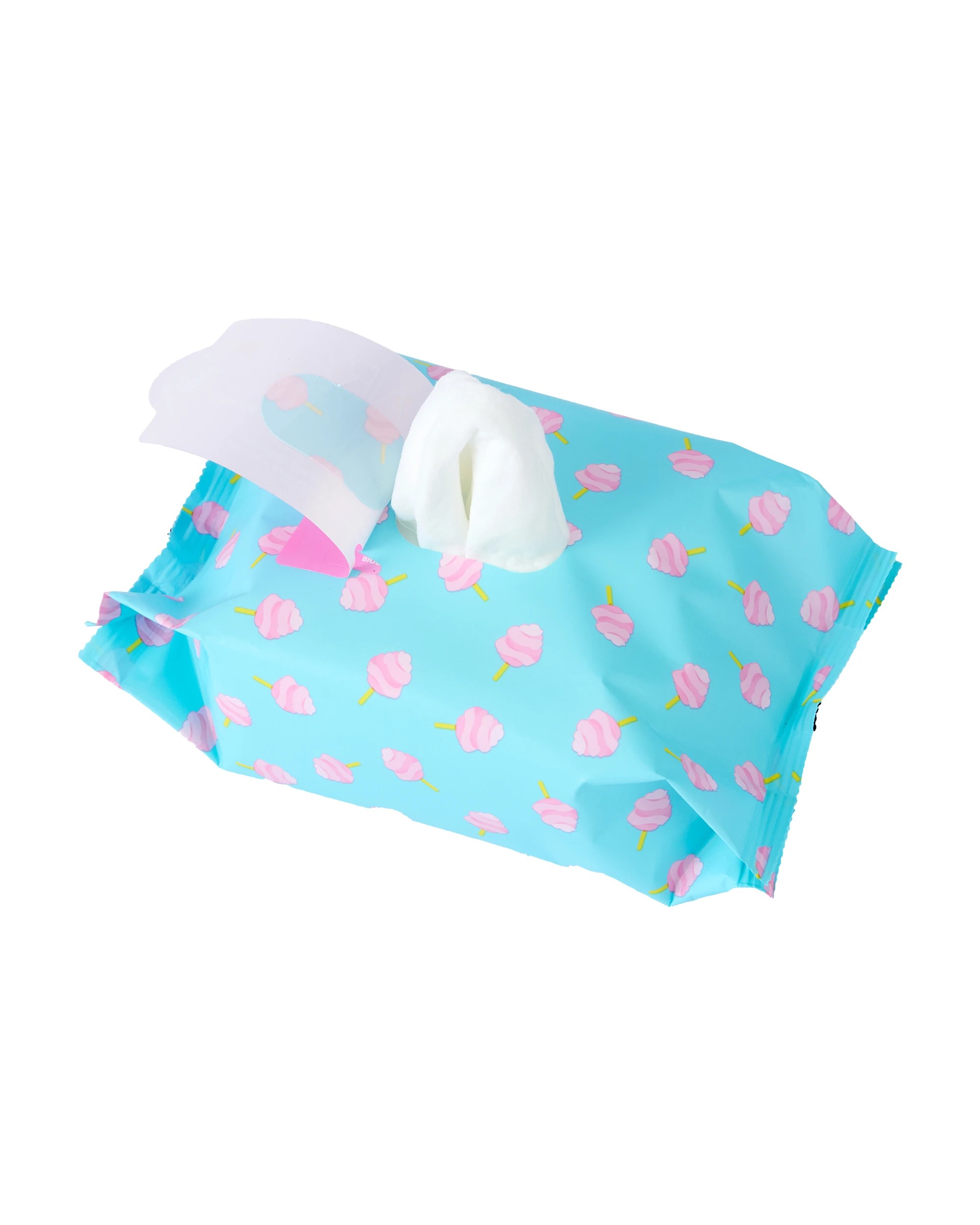 2 OXX Skincare 40 Pack Fairy Floss Biodegradable Facial Wipes - Aloe Vera, 2 of 3