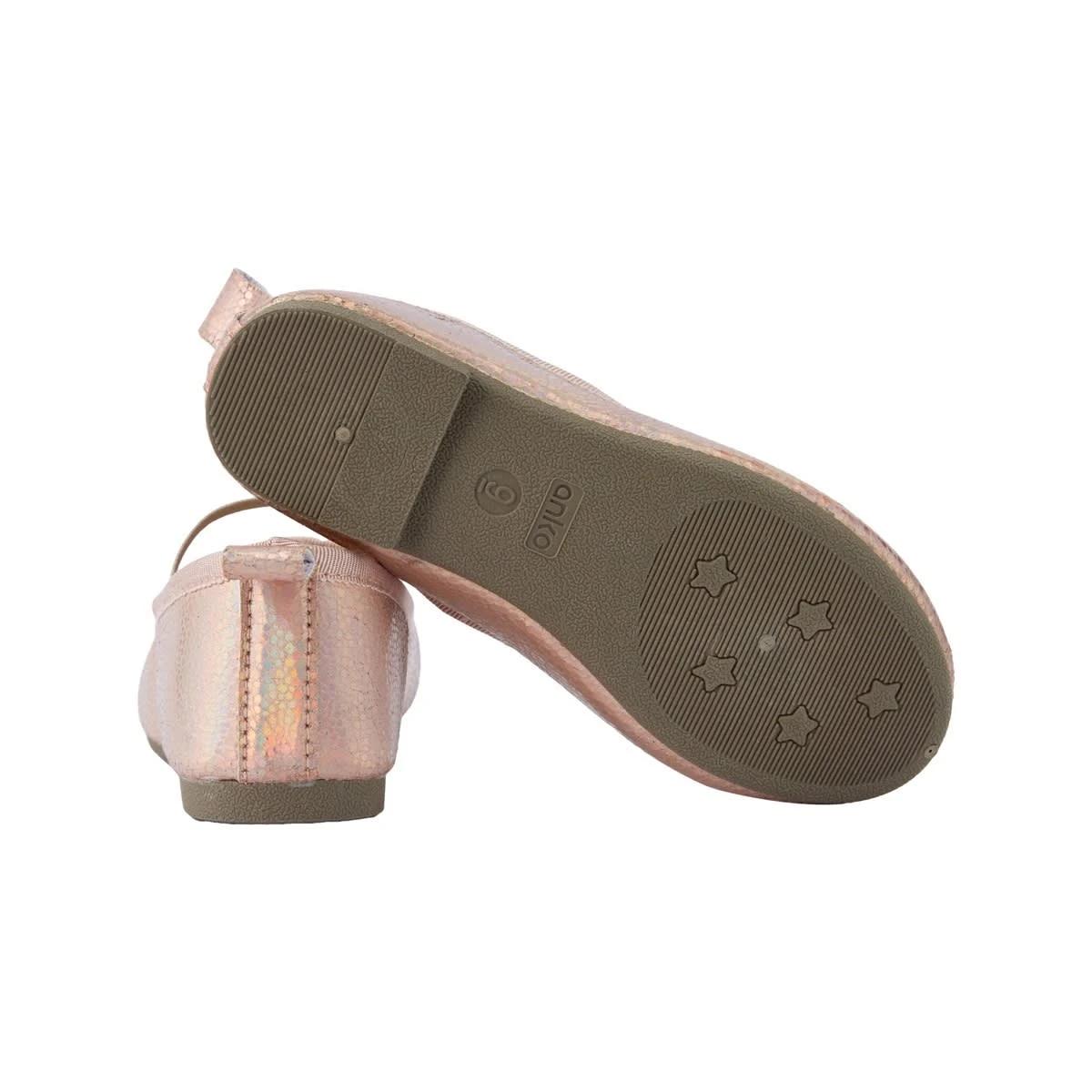5 Junior Glitter Flats Rosegold, 5 of 5