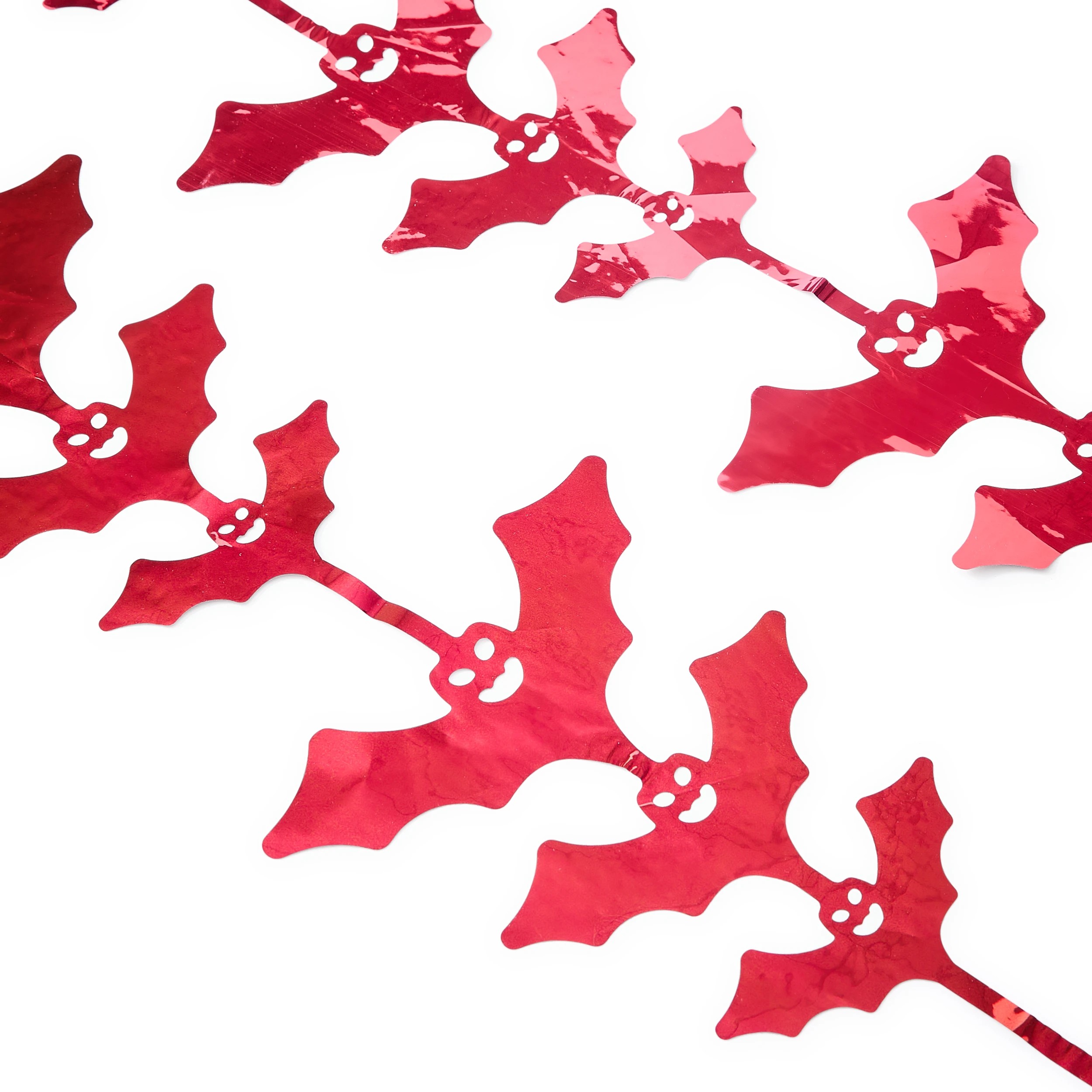 4 Red Bat Foil Curtain, 4 of 6