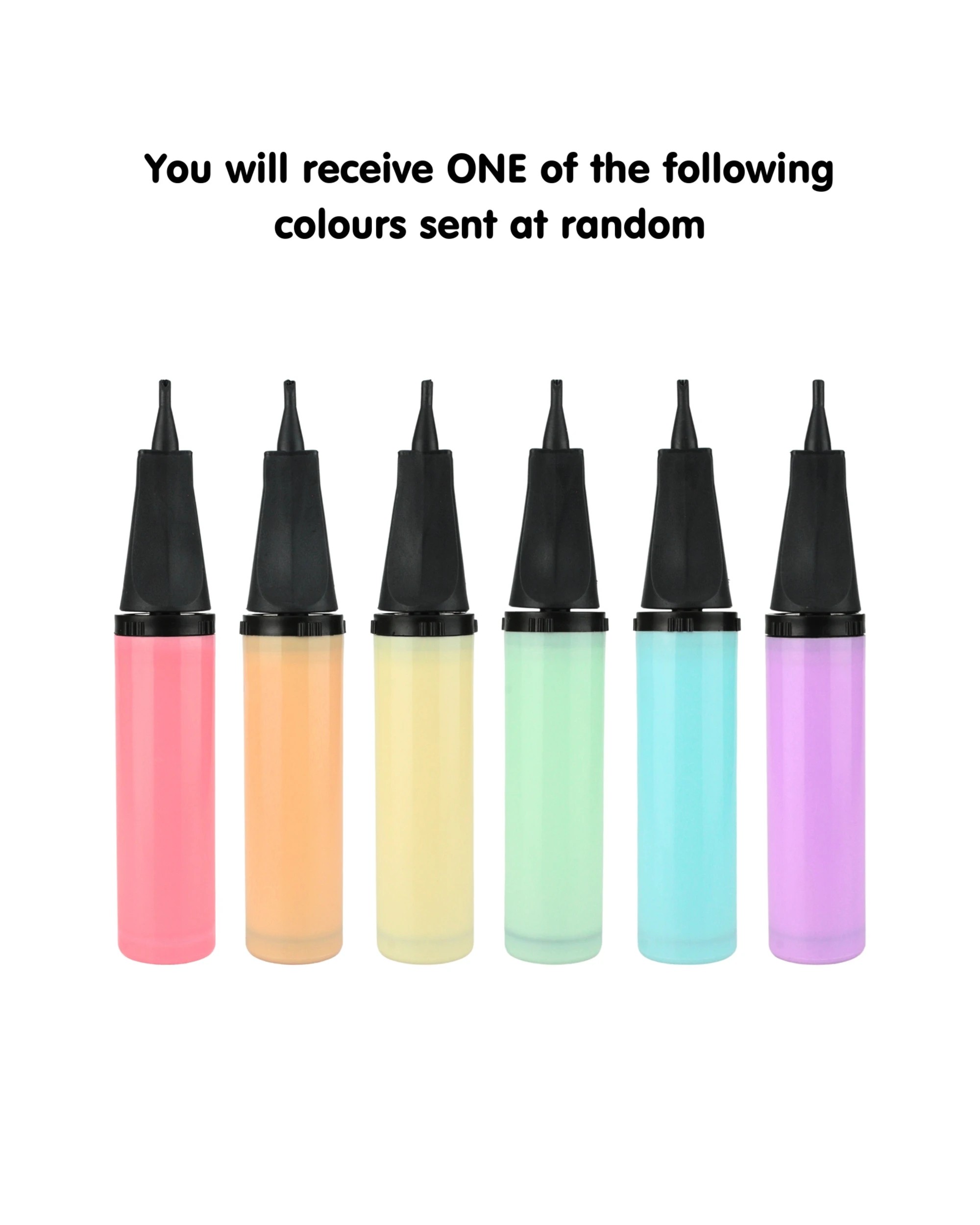 2 Unique Party Hand Balloon Pump Assorted, 2 of 5