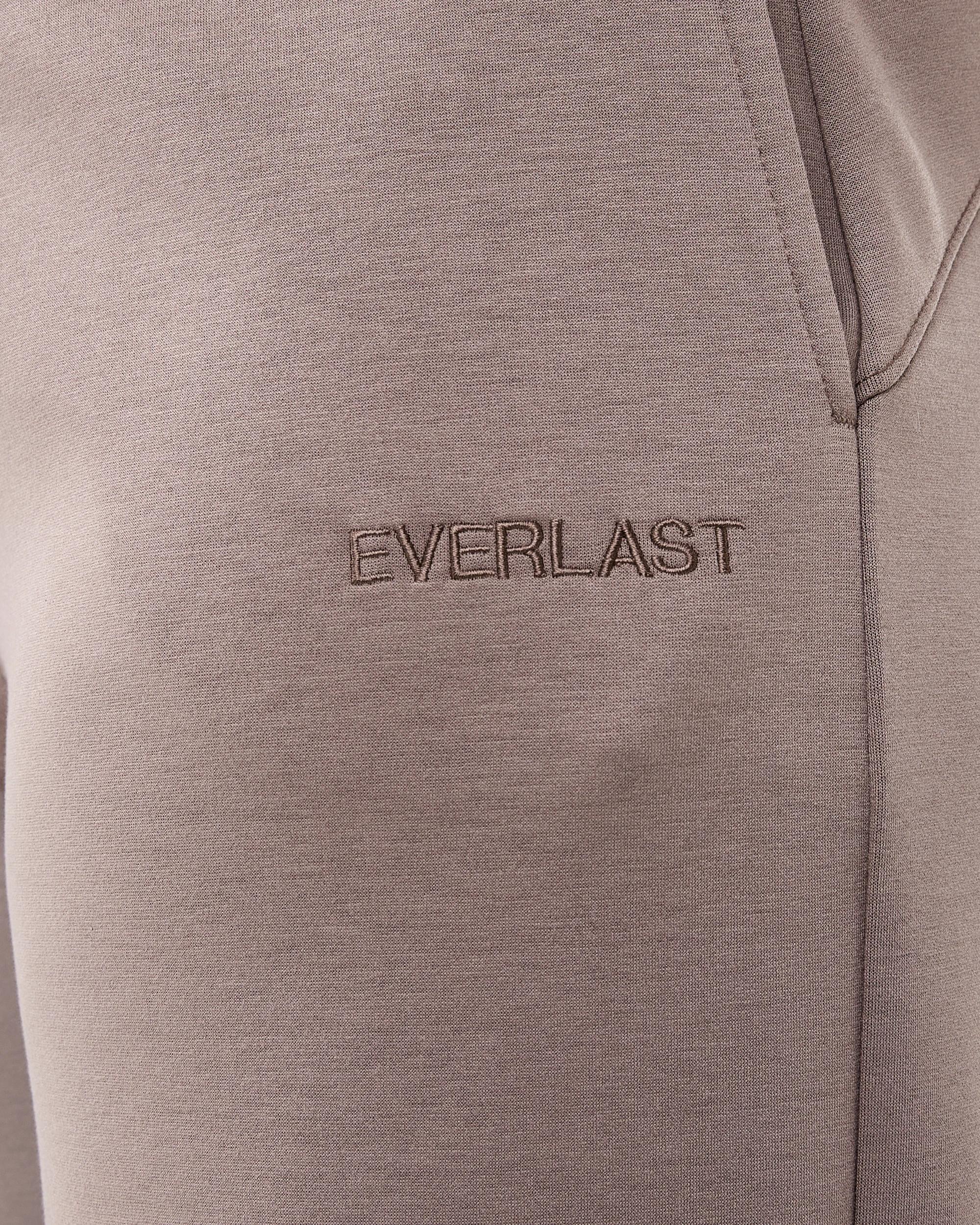 6 Everlast Womens Evercomfort Wide Leg Trackpants Mushroom, 6 of 7