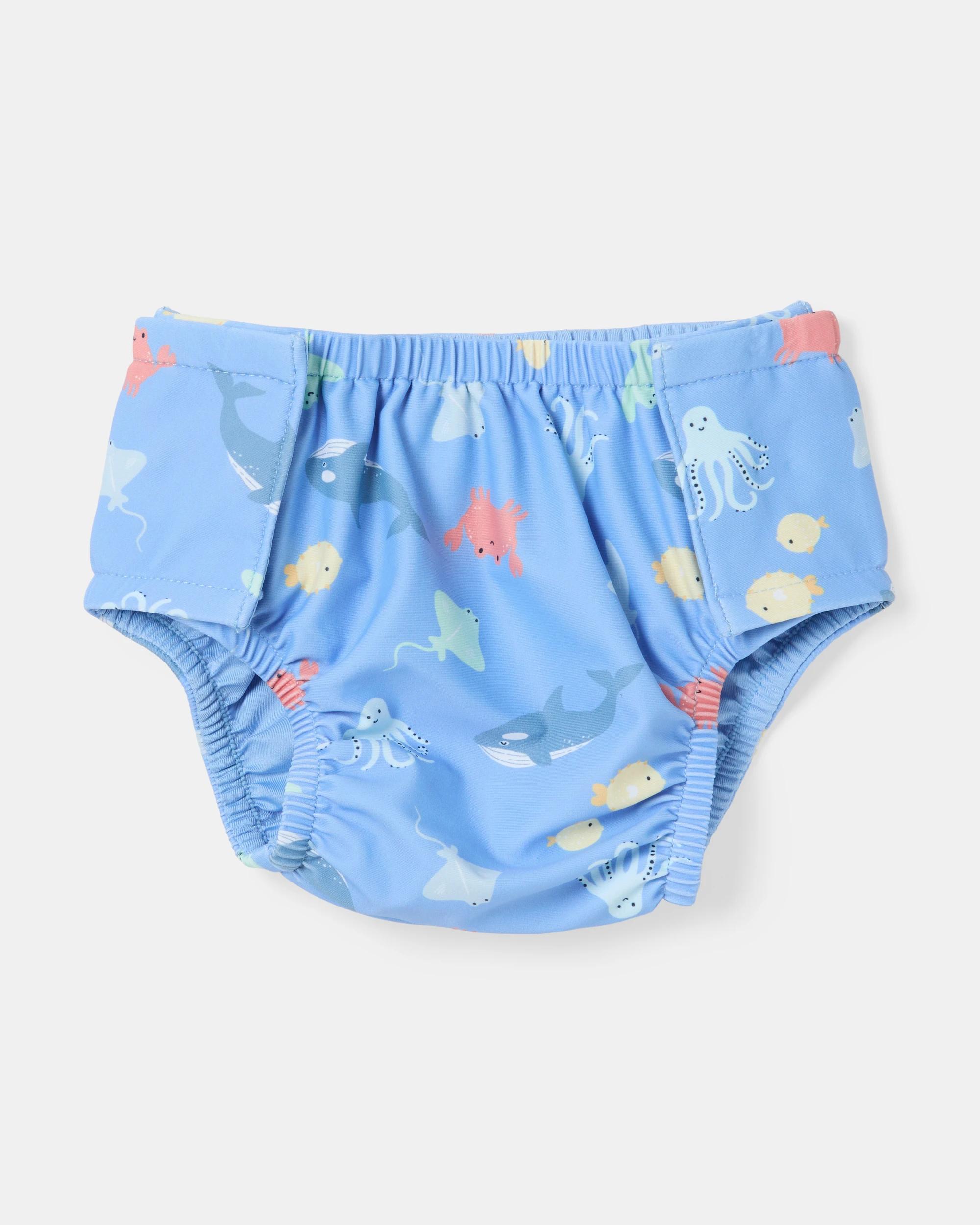 1 Reusable Swim Nappy Sea Animal, 1 of 3
