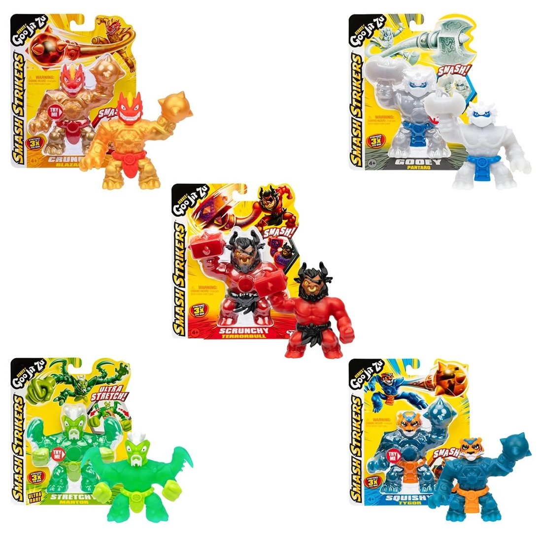 2 Heroes of Goo Jit Zu Smash Strikers: 5 to Collect With Unique Goo Fillings - Assorted, 2 of 10