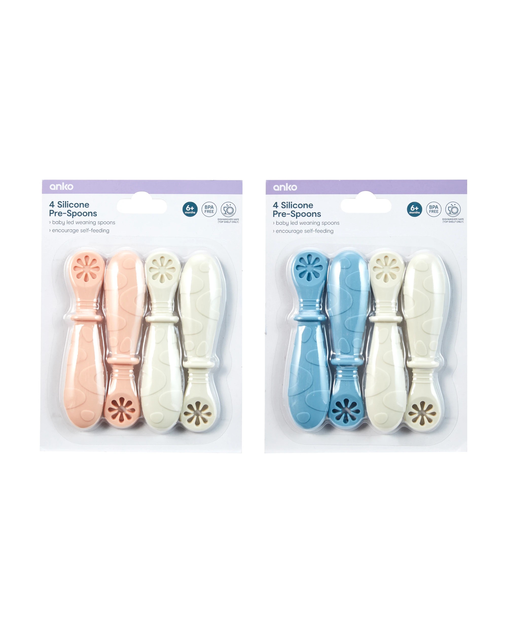 5 4 Pack Silicone Pre-Spoons - Assorted, 5 of 5