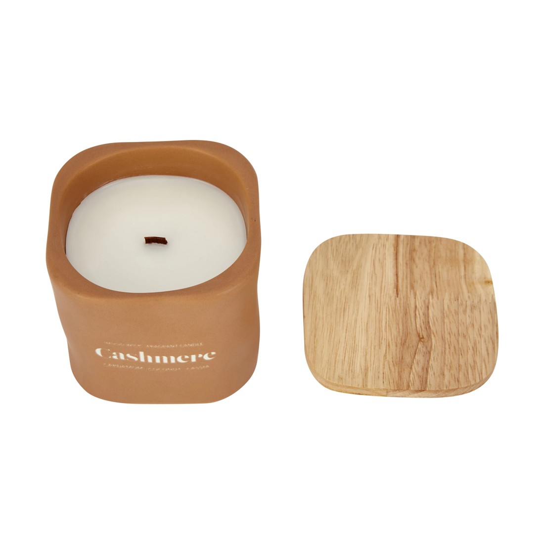 4 Cashmere Wood Lid Fragrant Candle, 4 of 4