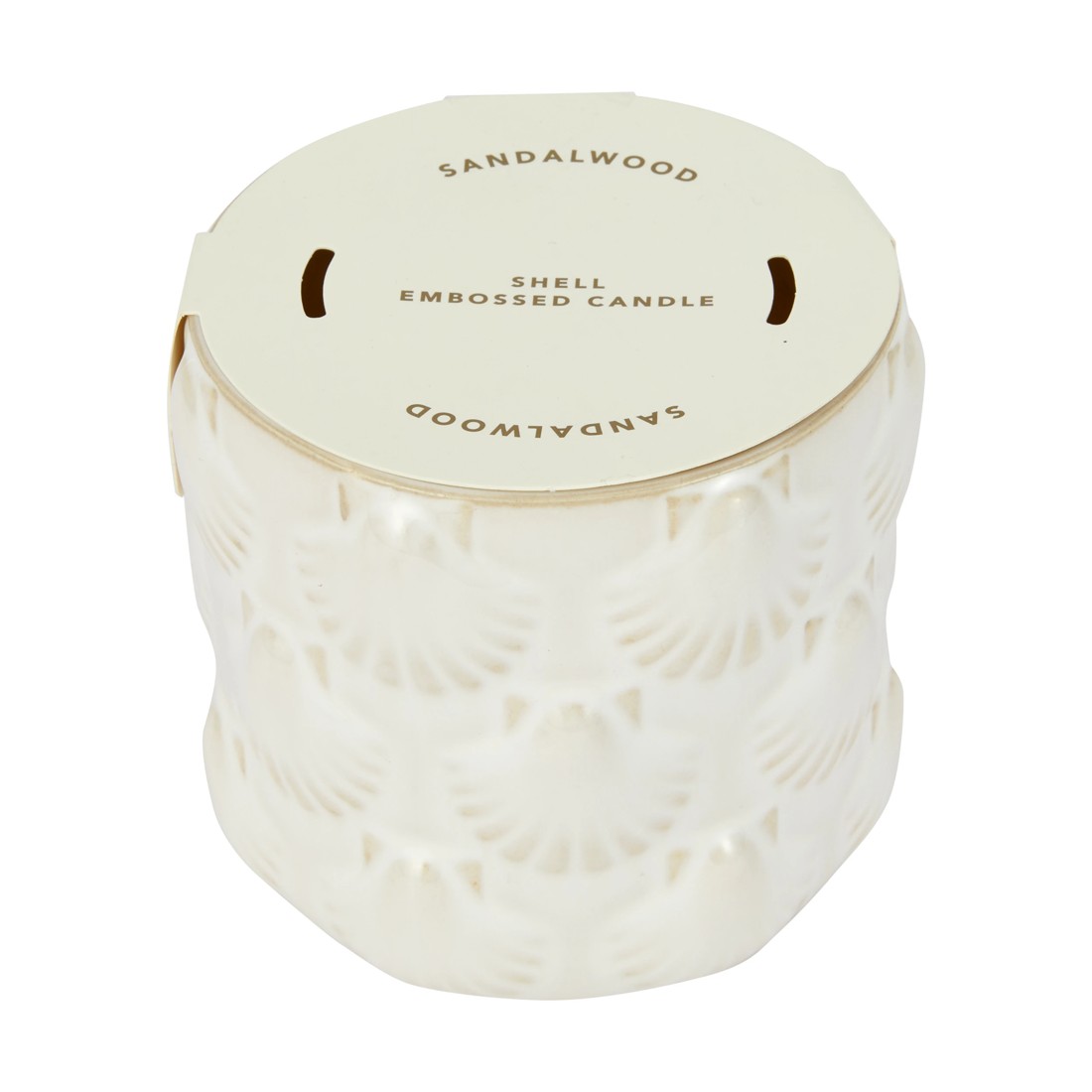 4 Shell Embossed Candle, 4 of 4