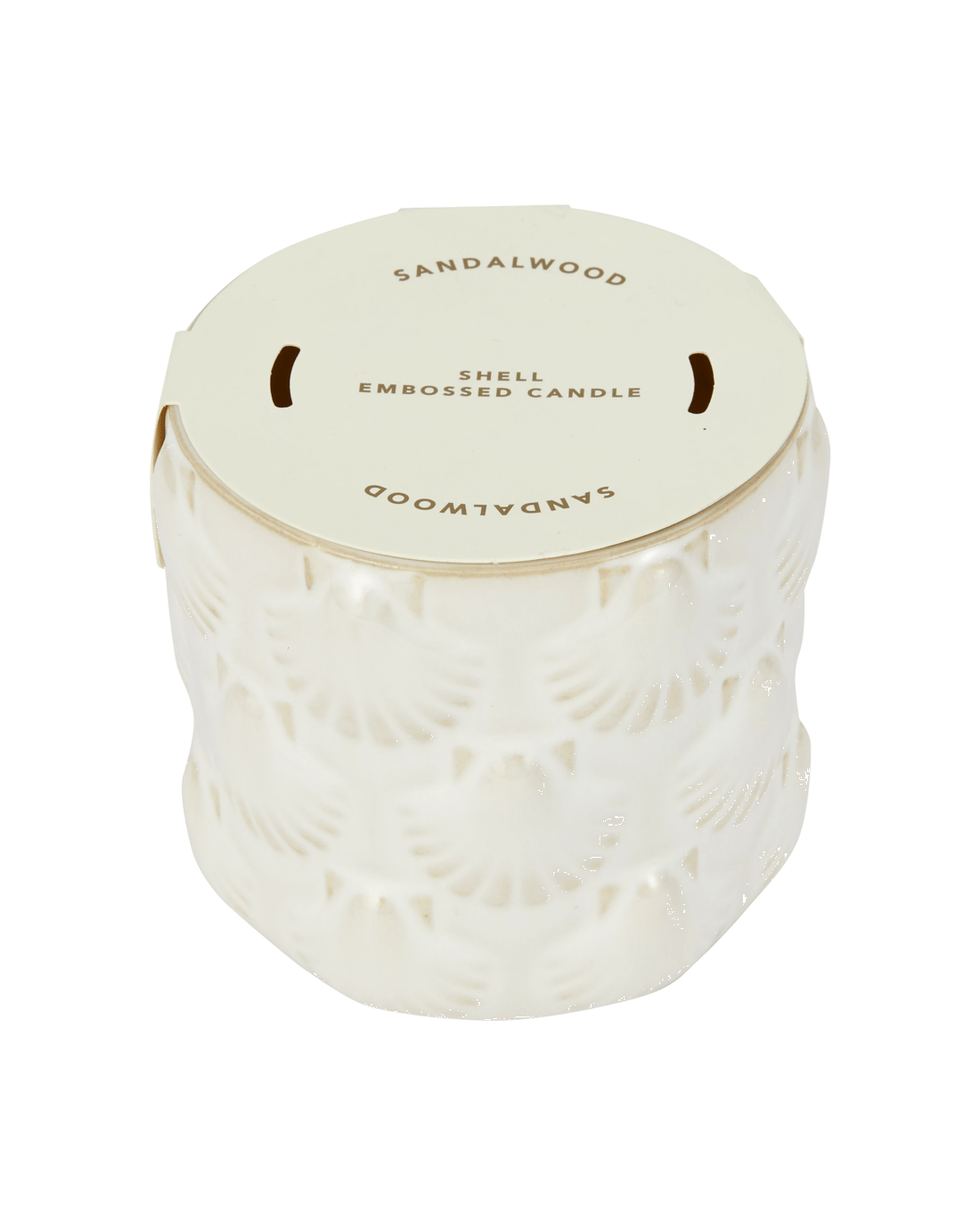 4 Shell Embossed Candle, 4 of 4