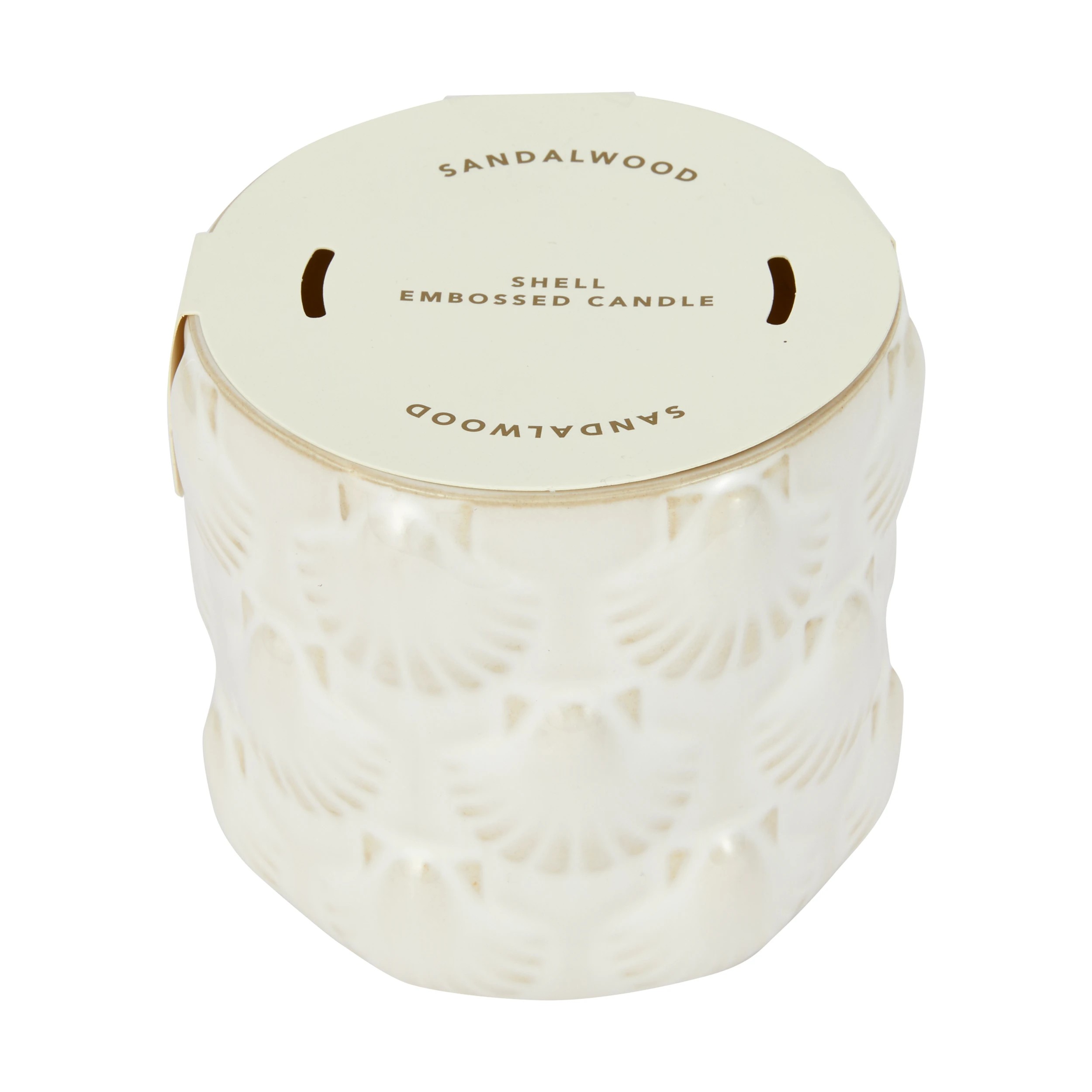 4 Shell Embossed Candle, 4 of 4