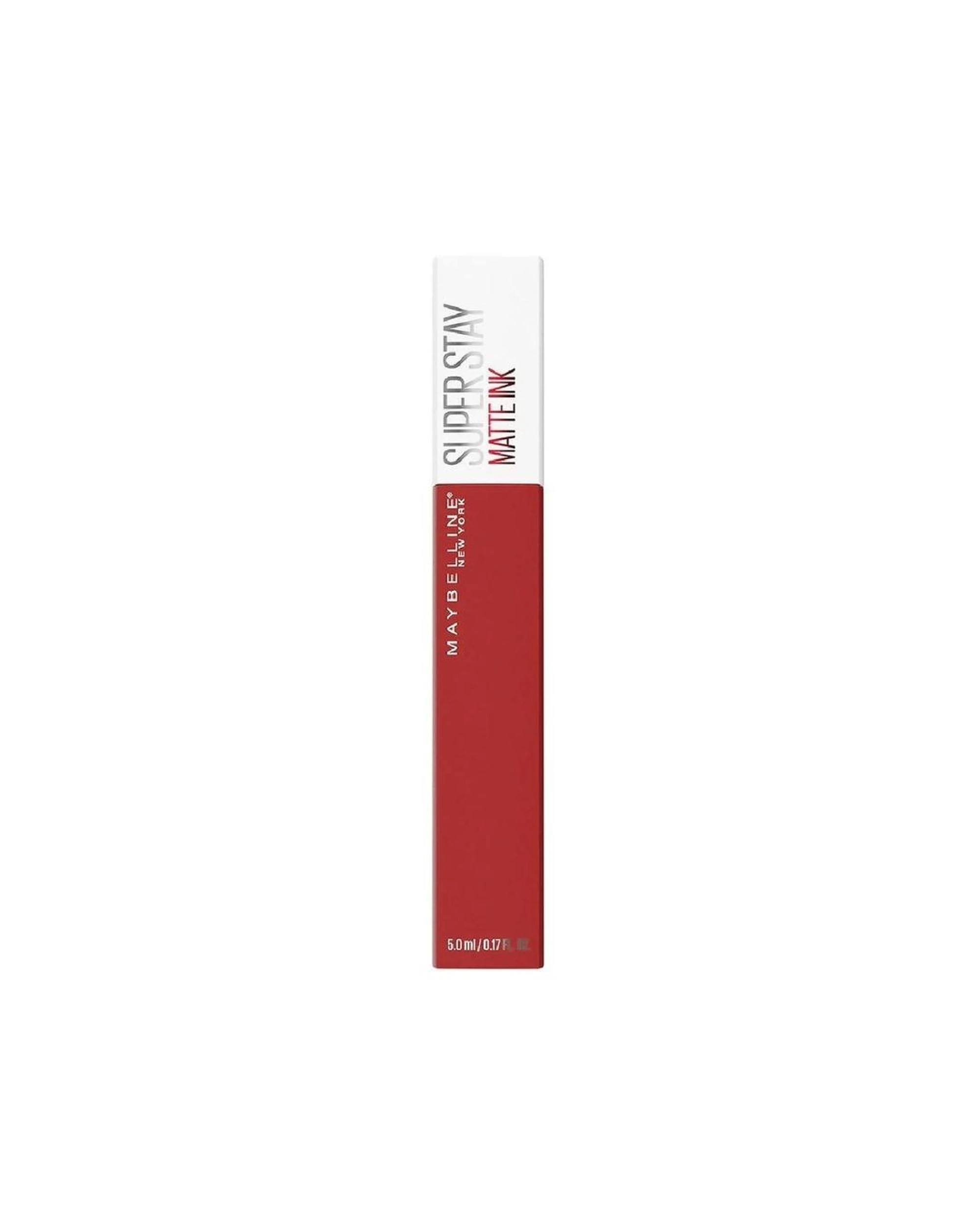 1 Maybelline SuperStay Matte Ink Longwear Liquid Lipstick 5mL - 335 Hustler - Red, 1 of 2