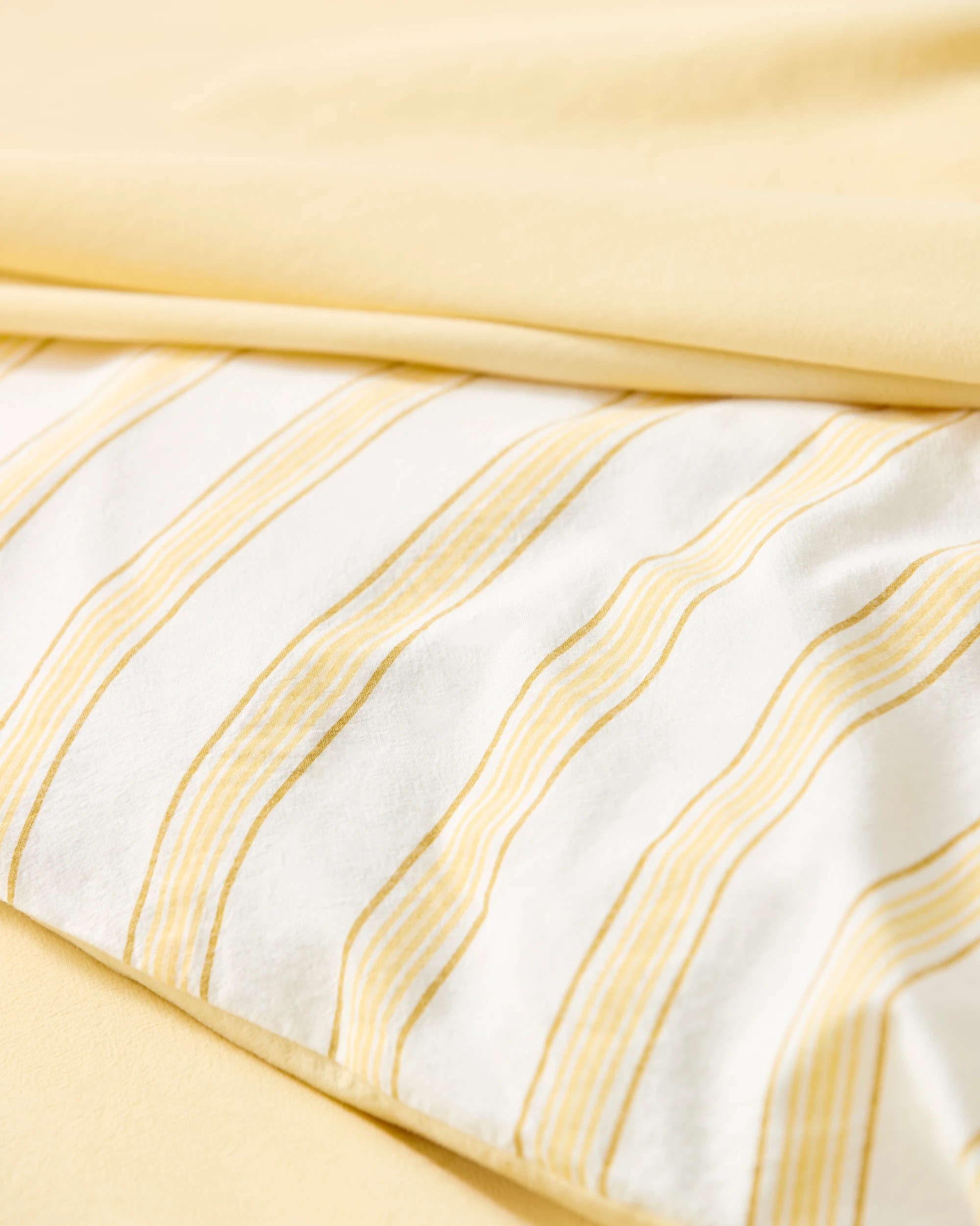 7 Arlo Cotton Stonewash Quilt Cover Set - King Bed - Yellow, 7 of 7