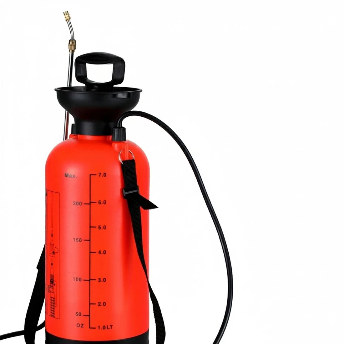 6 Giantz Weed Sprayer Pressure 7L Shoulder Garden Spray - Orange, 6 of 7