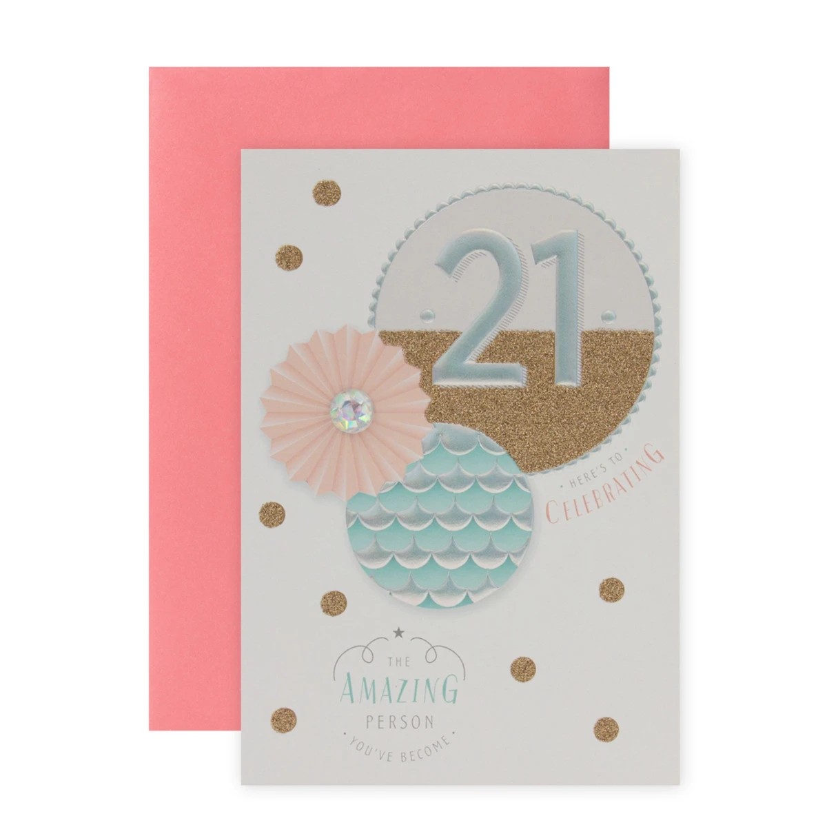 1 Connections from Hallmark 21st Birthday Card - Amazing Person, 1 of 3