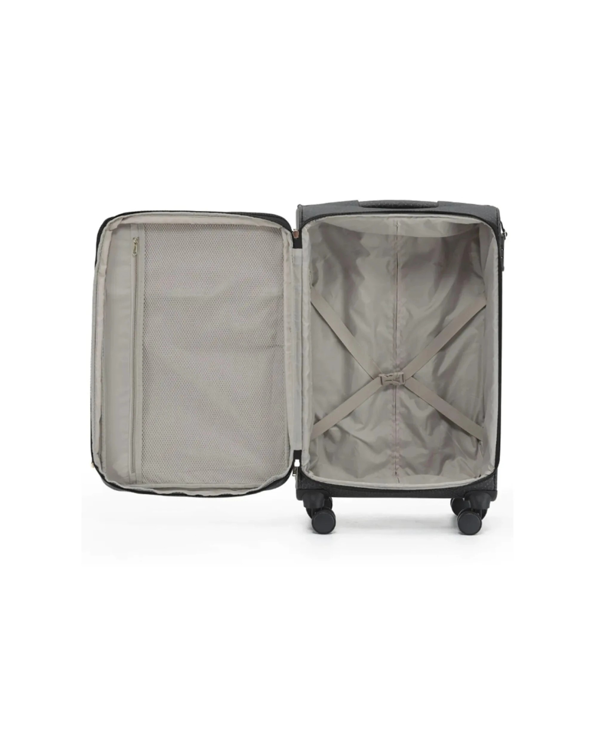2 Tosca Willow 66 cm Medium Lightweight Expandable Suitcase Travel Luggage Caviar - Charcoal, 2 of 3