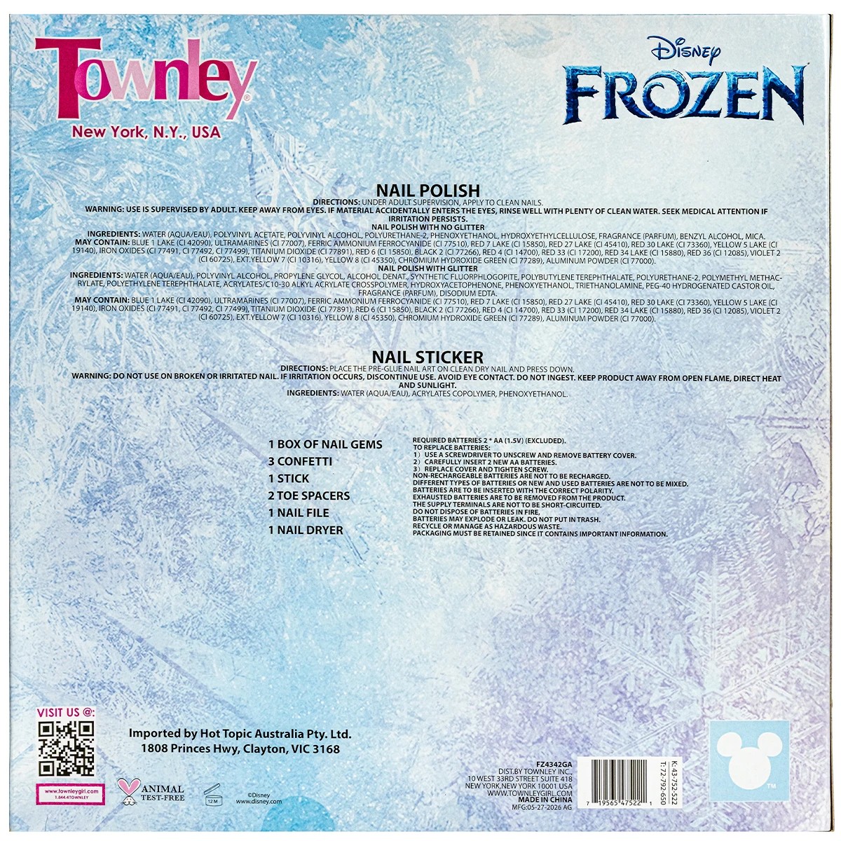 2 Disney Frozen 14 Piece Nail Art Set, 2 of 5