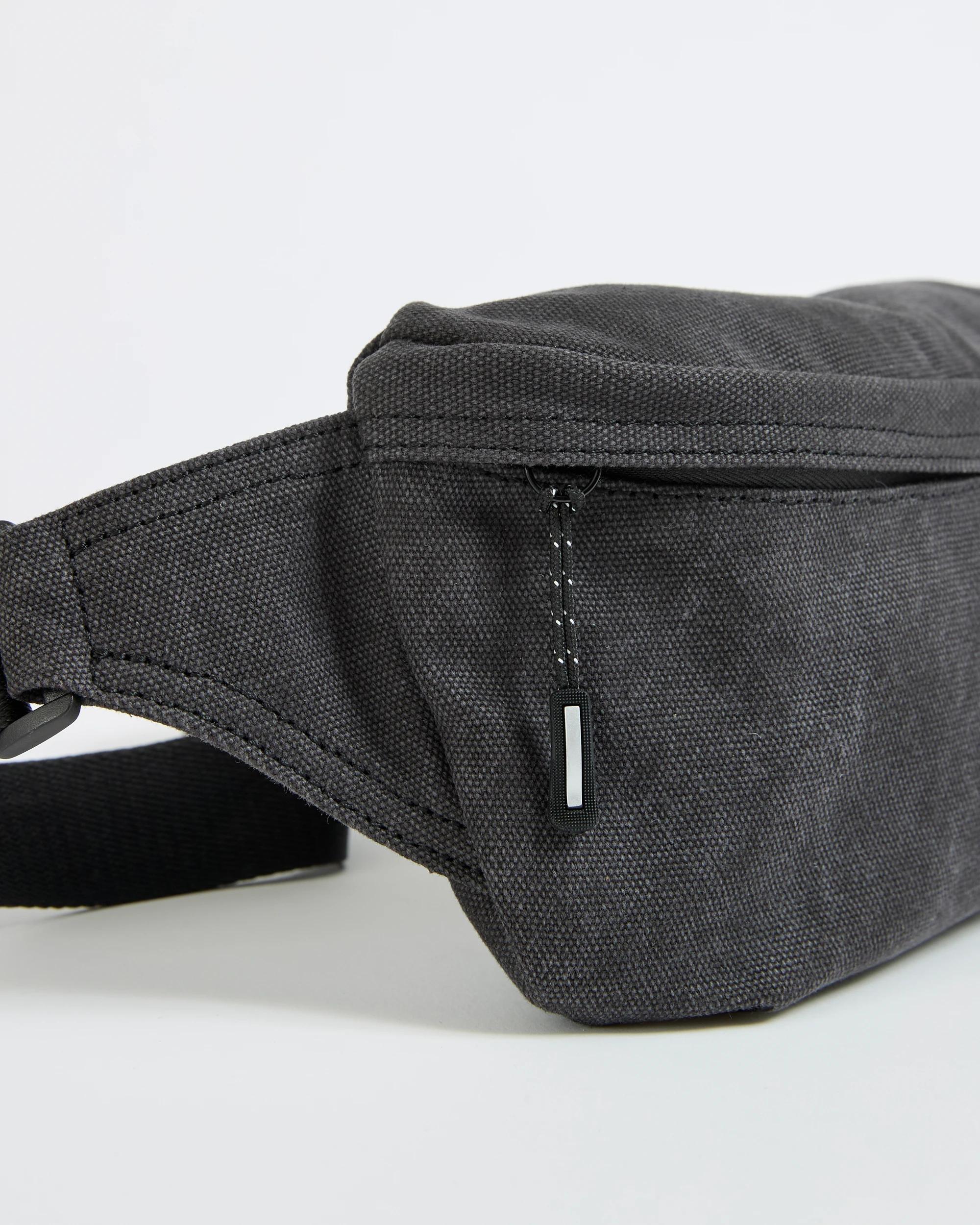 2 Target Man Washed Canvas Crossbody Belt Bag BLACK, 2 of 2
