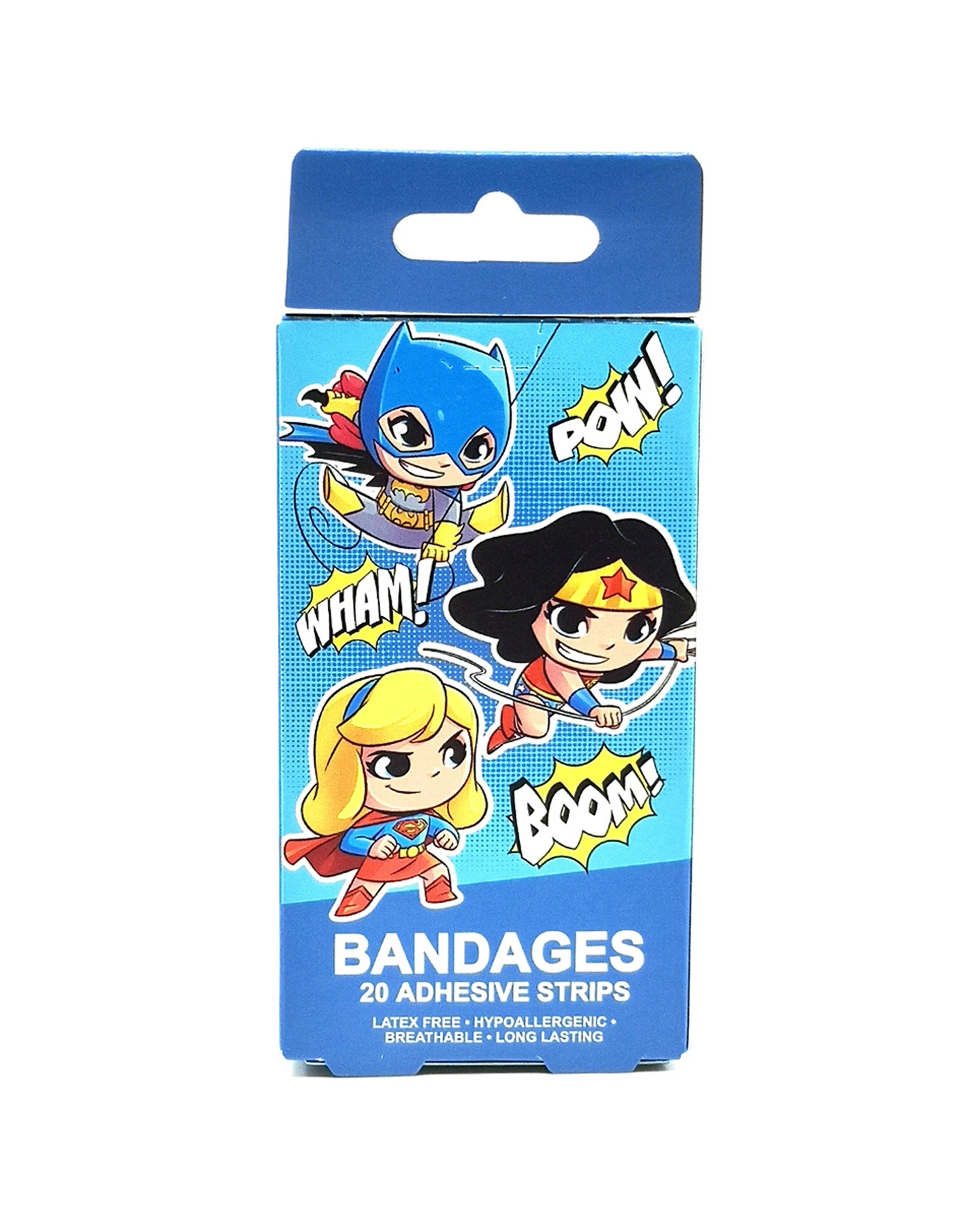 2 Young Justice 5x 20pc Chibi Bandages Adhesive Strip Kids 6y+ - Multi, 2 of 2