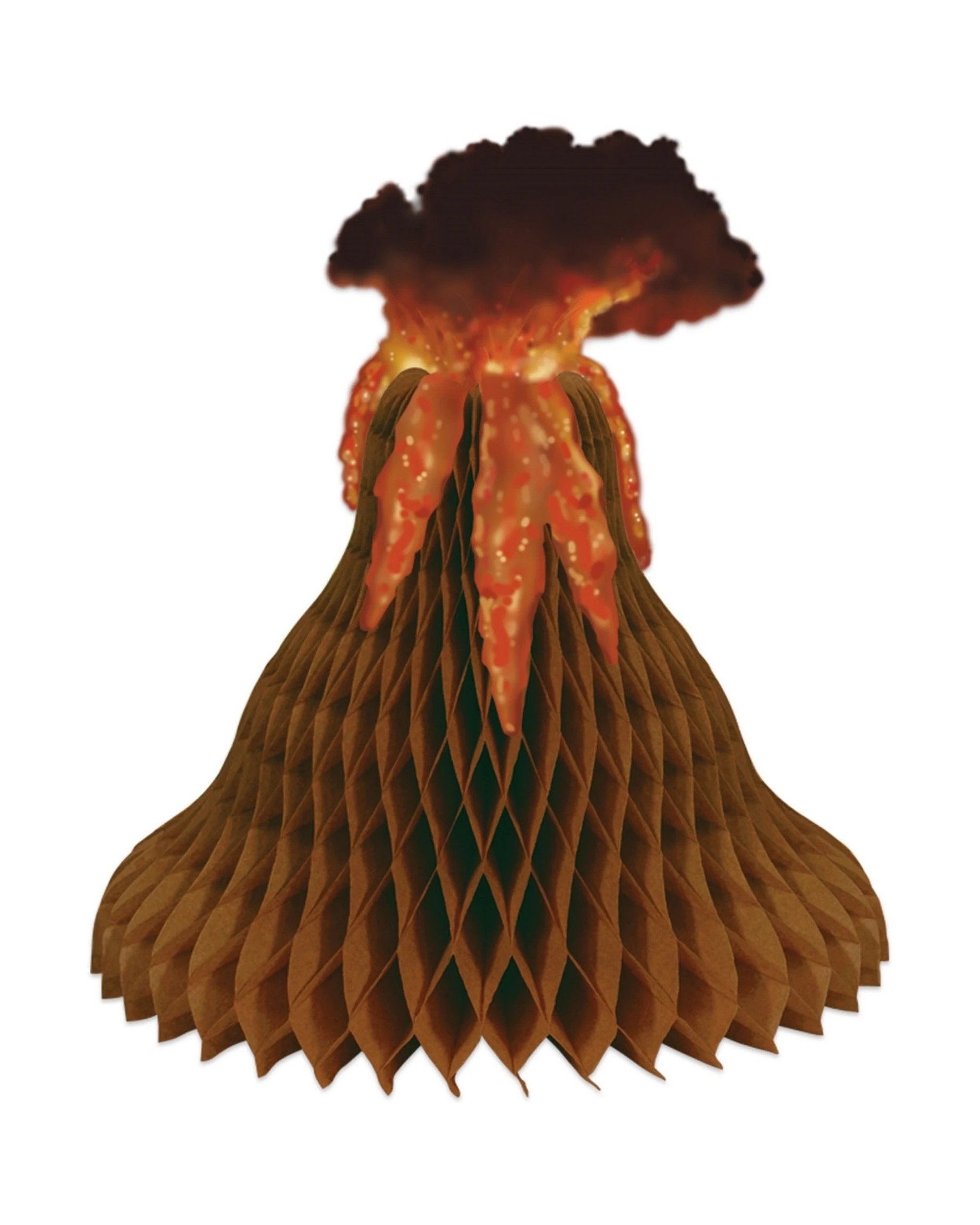 1 Beistle Volcano Honeycomb Centrepiece, 1 of 1