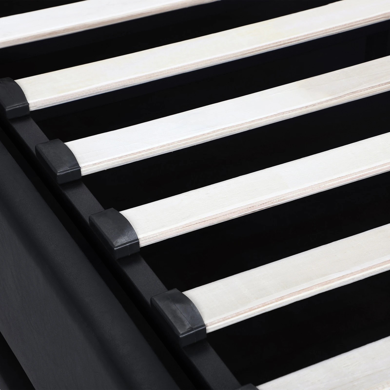 9 Oikiture Rgb Led Double Bed Frame Gas Lift Base With Storage
 - Black, 9 of 10