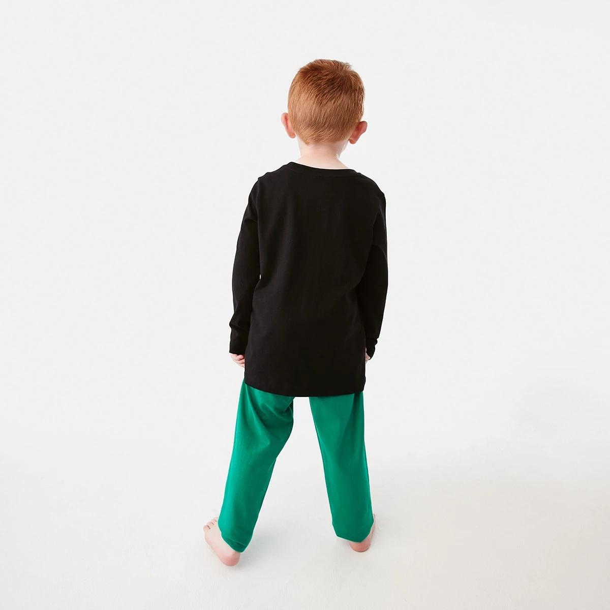 2 Knit Pyjama Set Dino, 2 of 8