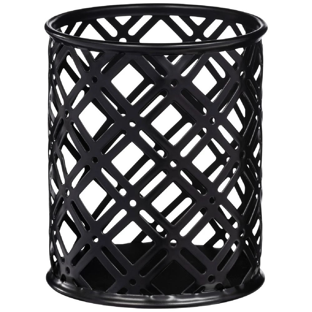 1 Otto Diamond Metal A4 Pen Cup Black, 1 of 2
