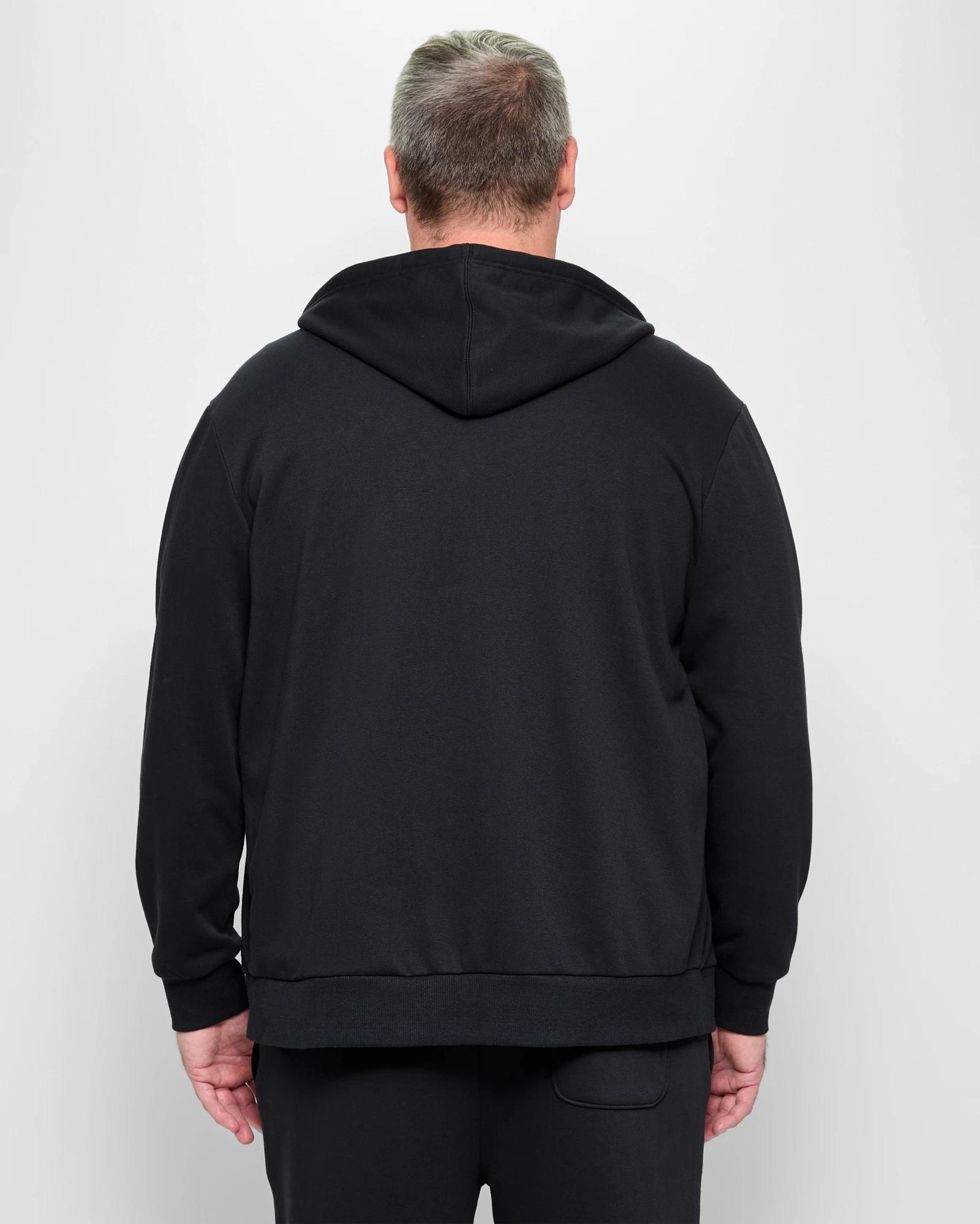 4 Target Plus Size Fleece Zip Through Hoodie BLACK, 4 of 5