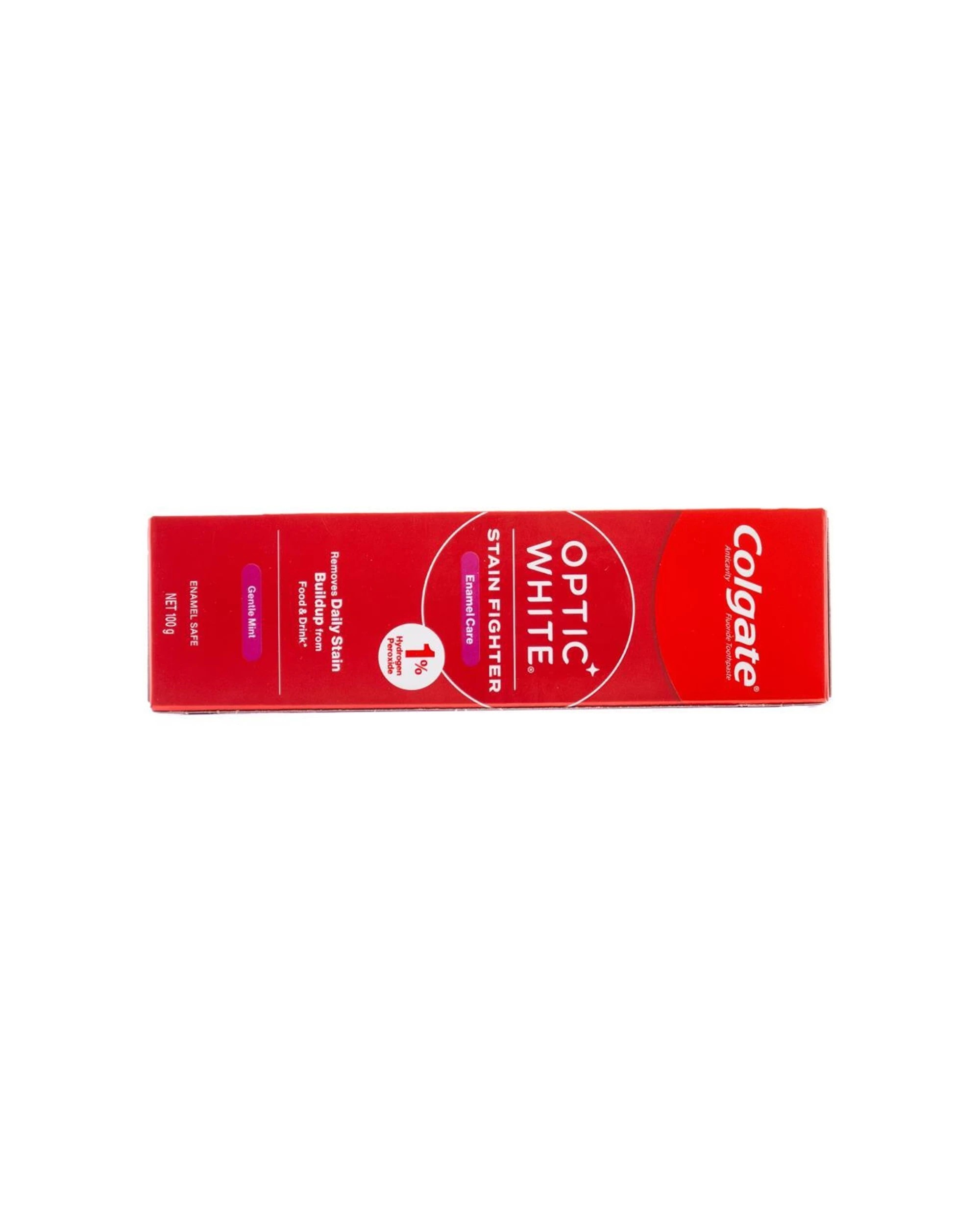 4 Colgate 6pk Toothpaste Optic White Stain Fighter Enamel Care Gentle Mint 100ml - Multi, 4 of 5