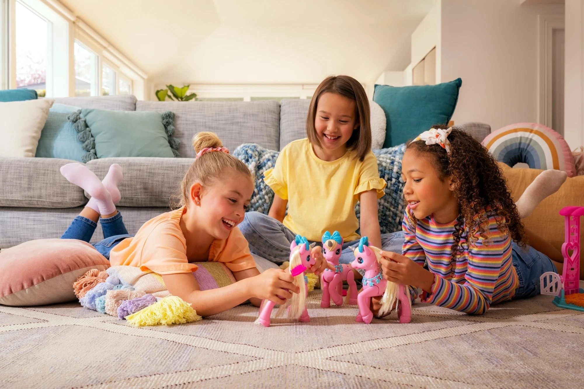 6 Zuru Pets Alive - My Magical Unicorn or Pony with Stable Interactive Robotic Toy Playset - Multi, 6 of 7