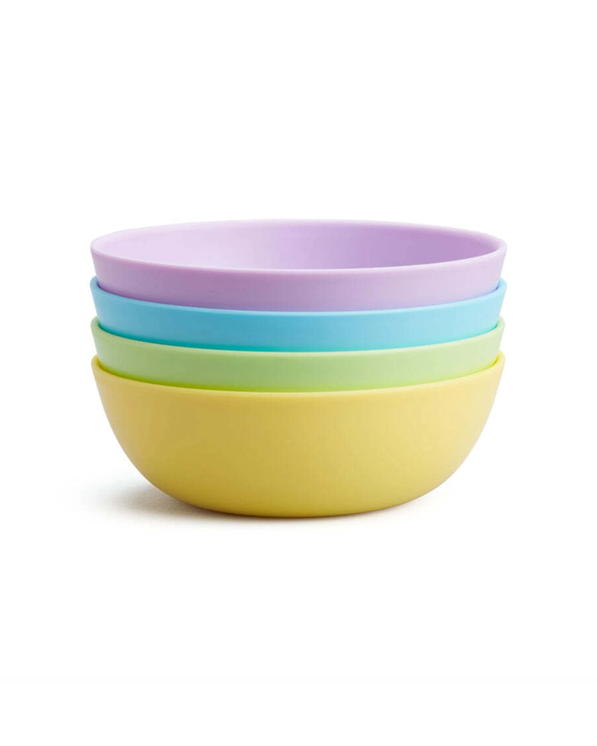 6 Munchkin Bowl Set 4 Pack High Sided Dishwasher And Microwave Safe 6 Months Plus - Assorted, 6 of 8