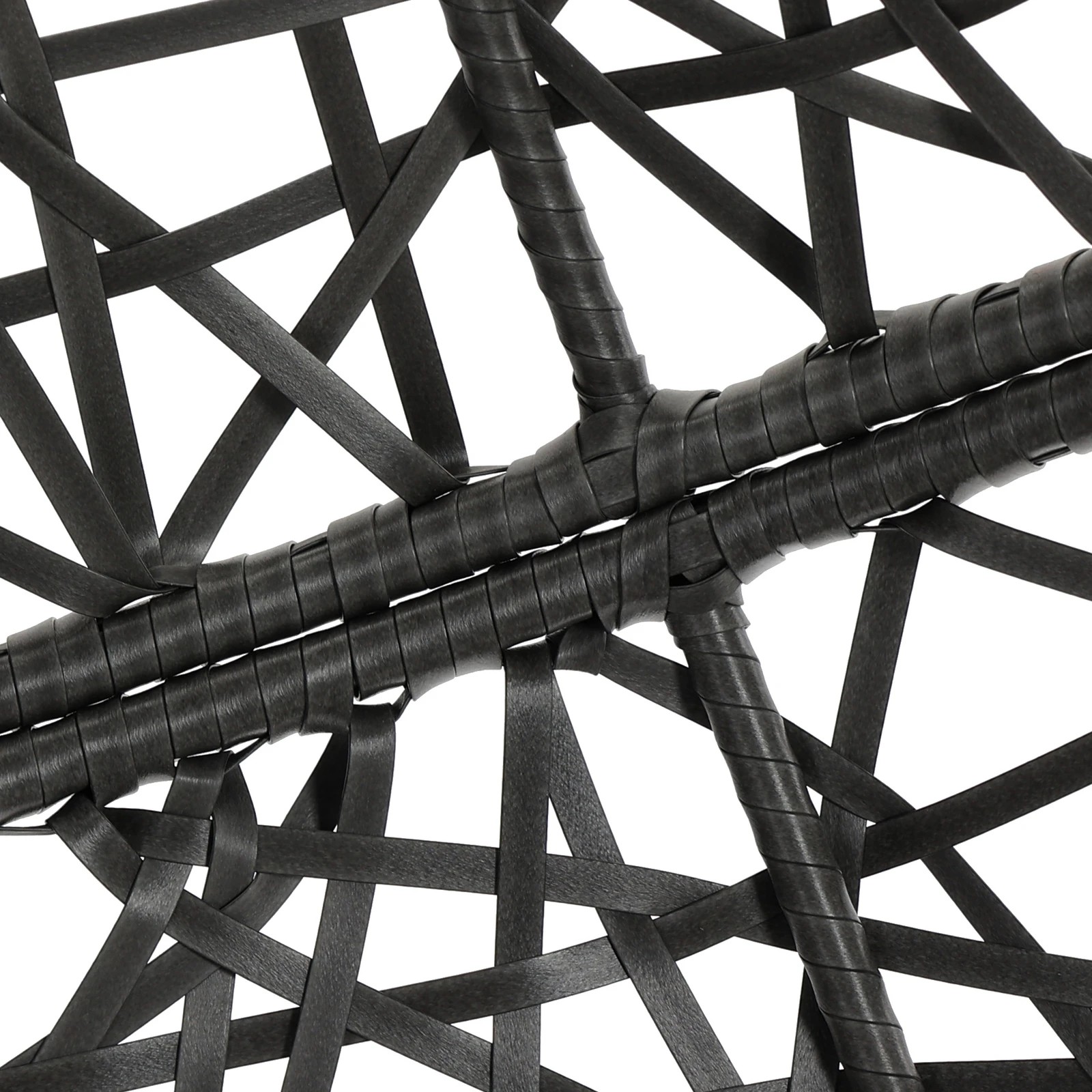 9 Alfordson Outdoor Egg Swing Chair Wicker Rattan Pod Basket Dark - Grey, 9 of 10