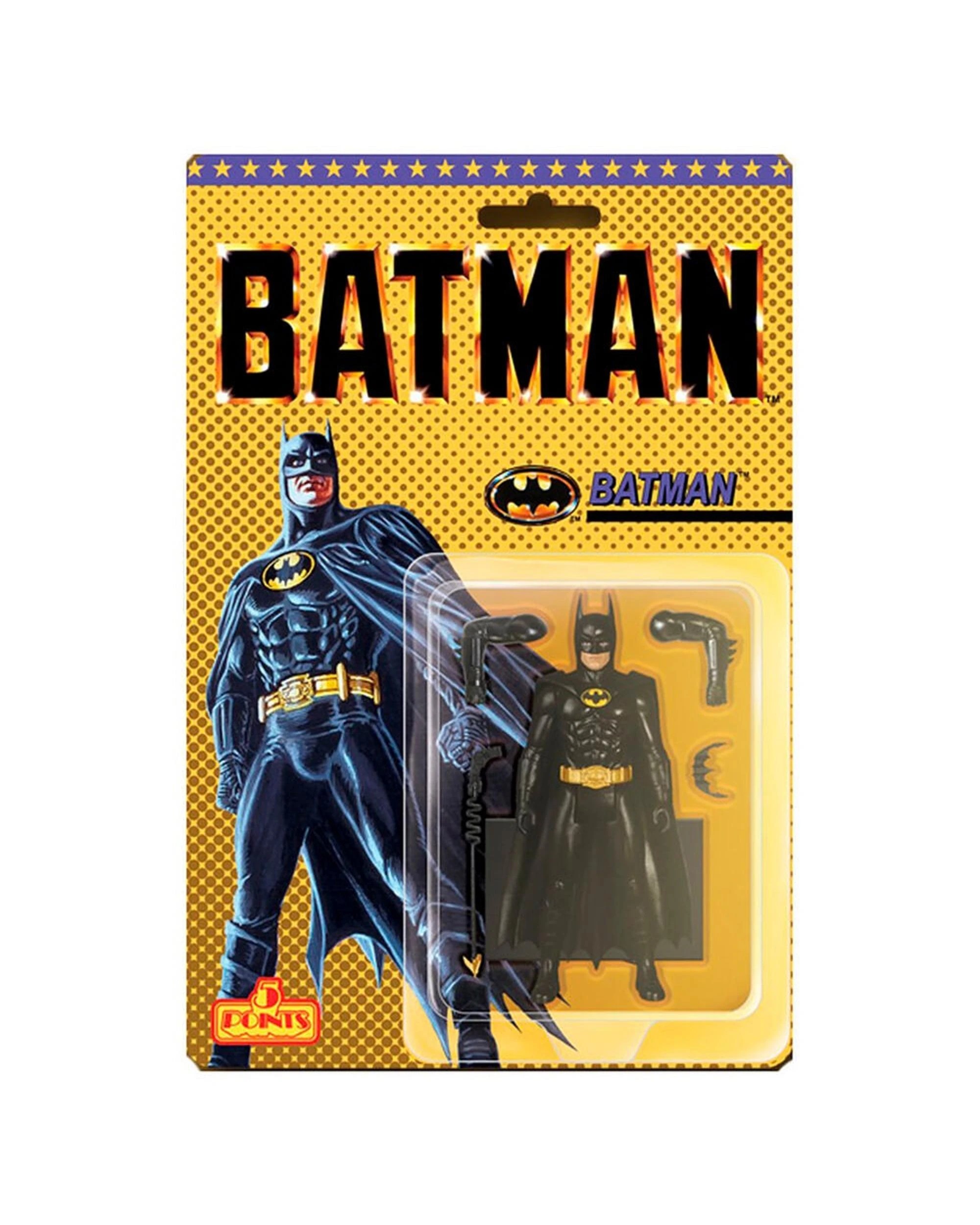 1 Mezco Toyz DC Batman 1989 5 Points Batman Action Figure, 1 of 4