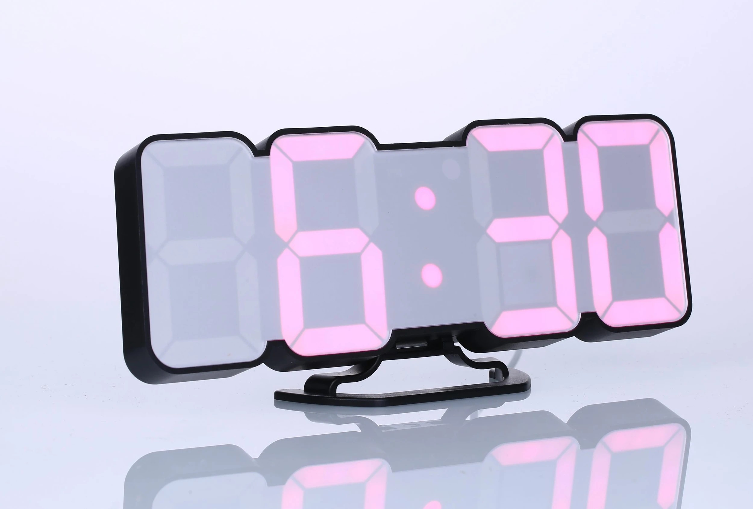 7 TODO LED Digital Alarm Clock 115 Colour Display USB Power Countdown Timer Remote - Black, 7 of 10